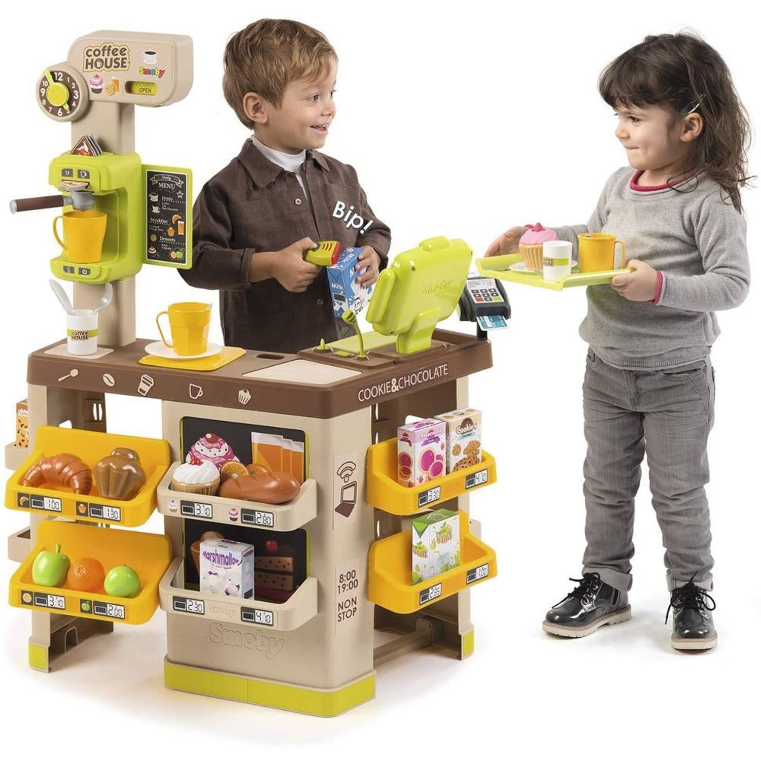 Smoby 350214 Coffee House & Accessories Toys Set Smoby 350214 Coffee House & Accessories Toys Set