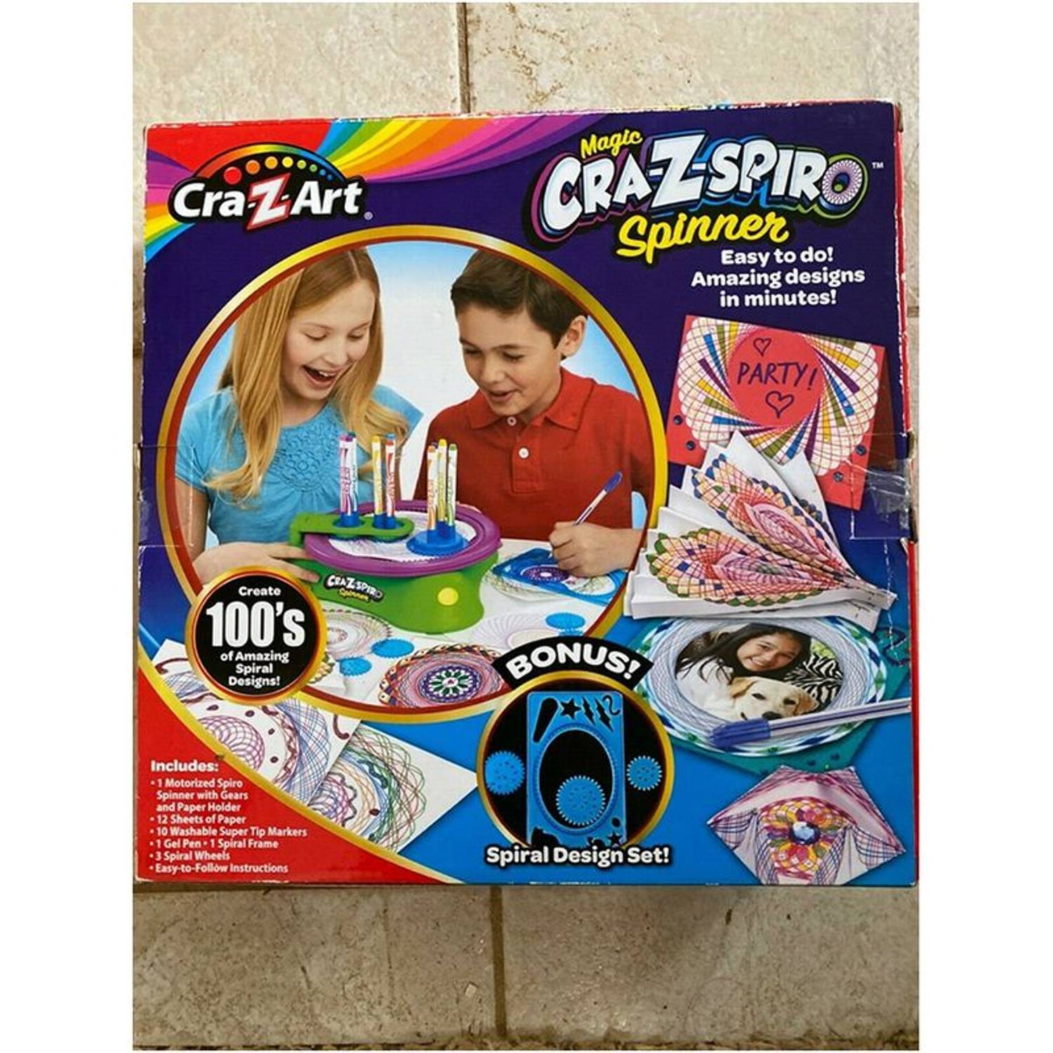 Cra Z Art Magic Cra-Z-Spiro Spinner Kit Cra Z Art Magic Cra-Z-Spiro Spinner Kit