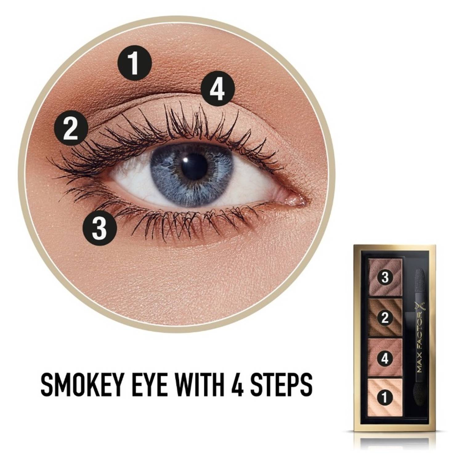Max Factor Smokey Eye Matte Drama kit - Alluring Nude 10 Max Factor Smokey Eye Matte Drama kit - Alluring Nude 10