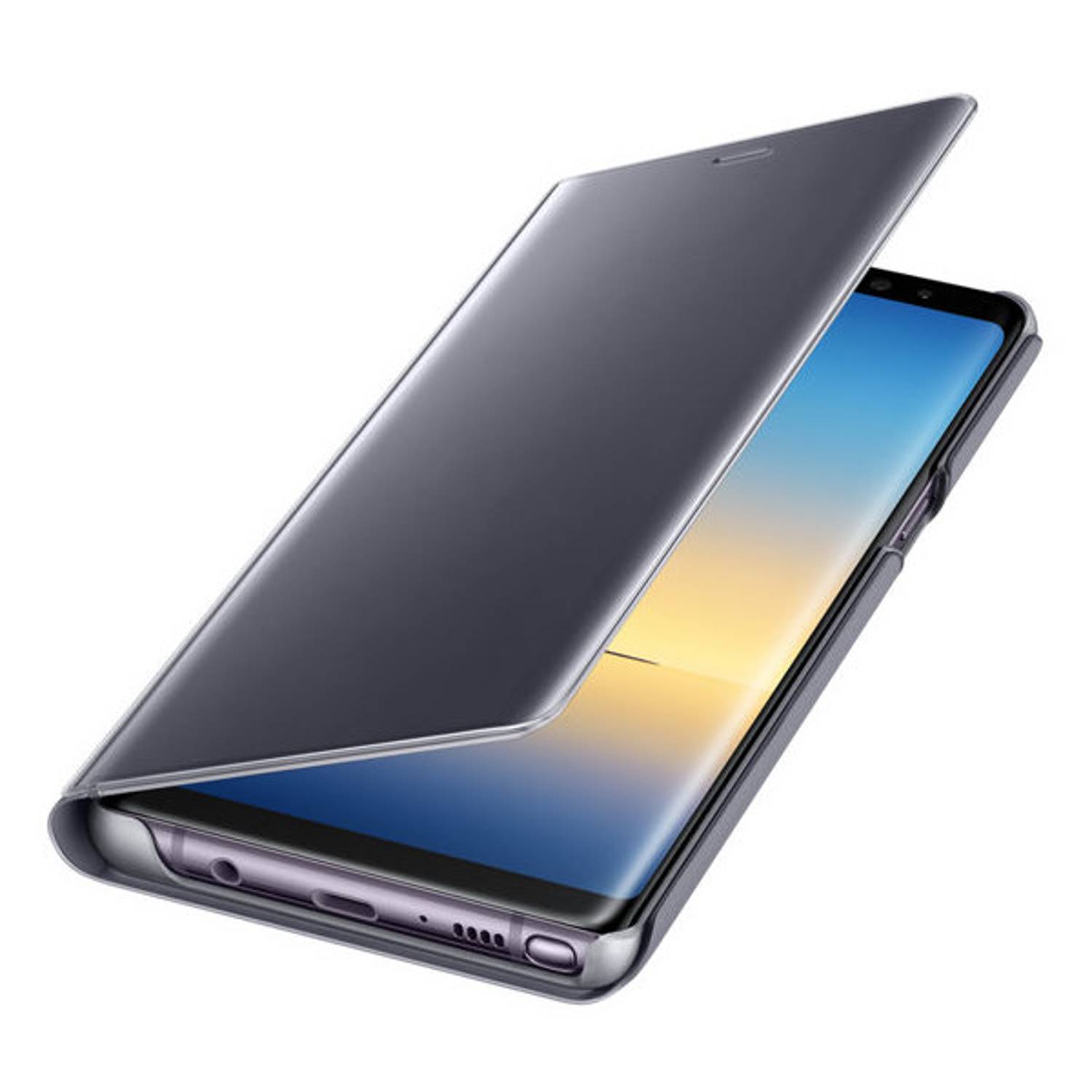 Samsung Clear View Standing Cover Purple For Galaxy Note8 - EF-ZN950CVEGWW Samsung Clear View Standing Cover Purple For Galaxy Note8 - EF-ZN950CVEGWW