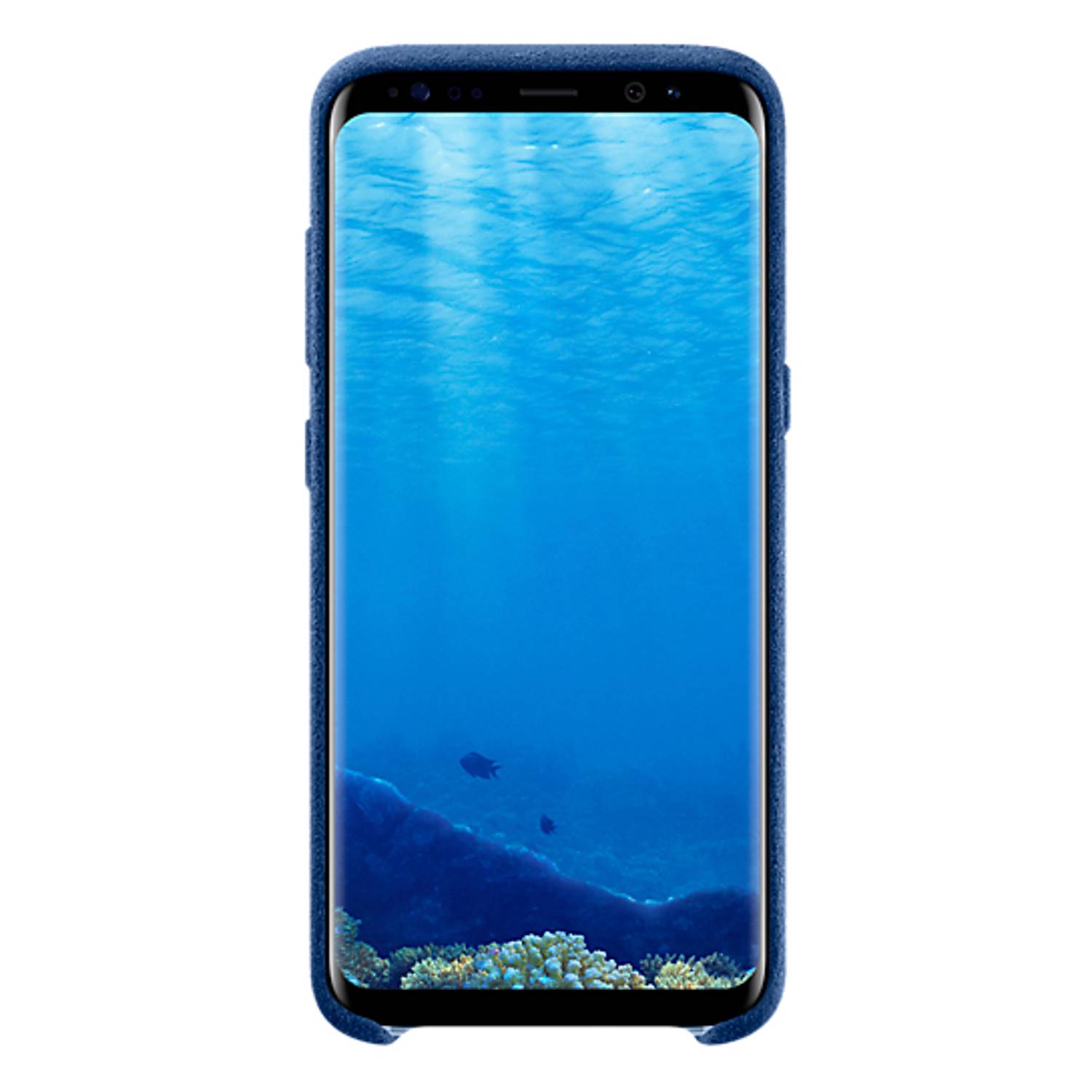 Samsung Alcantara Case Blue For Galaxy S8+ EF-XG955ALEGWW Samsung Alcantara Case Blue For Galaxy S8+ EF-XG955ALEGWW