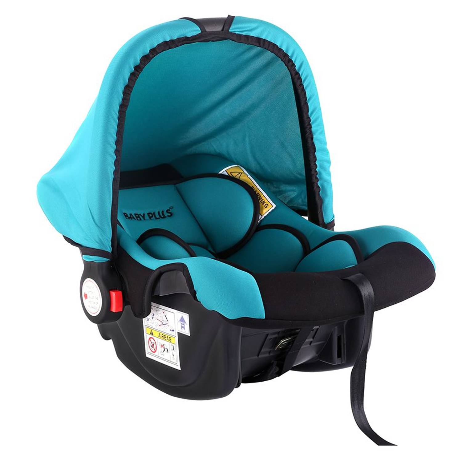 Baby Plus Baby Car Seat Cum Carry Cot Green 0-15 M Baby Plus Baby Car Seat Cum Carry Cot Green 0-15 M