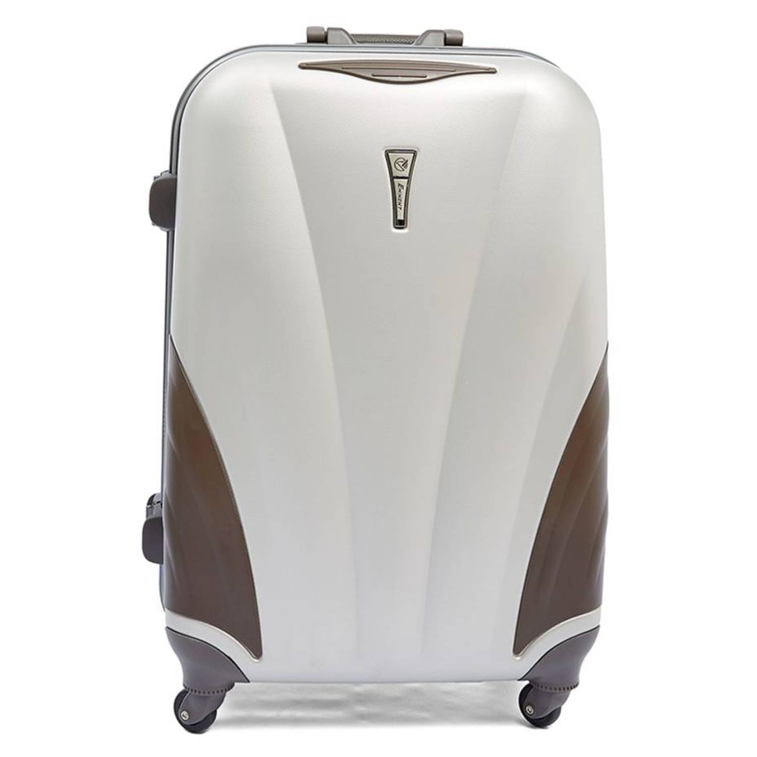 Eminent E8W220WHT ABS Spinner Trolley Luggage Bag Ivory White 20inch Eminent E8W220WHT ABS Spinner Trolley Luggage Bag Ivory White 20inch