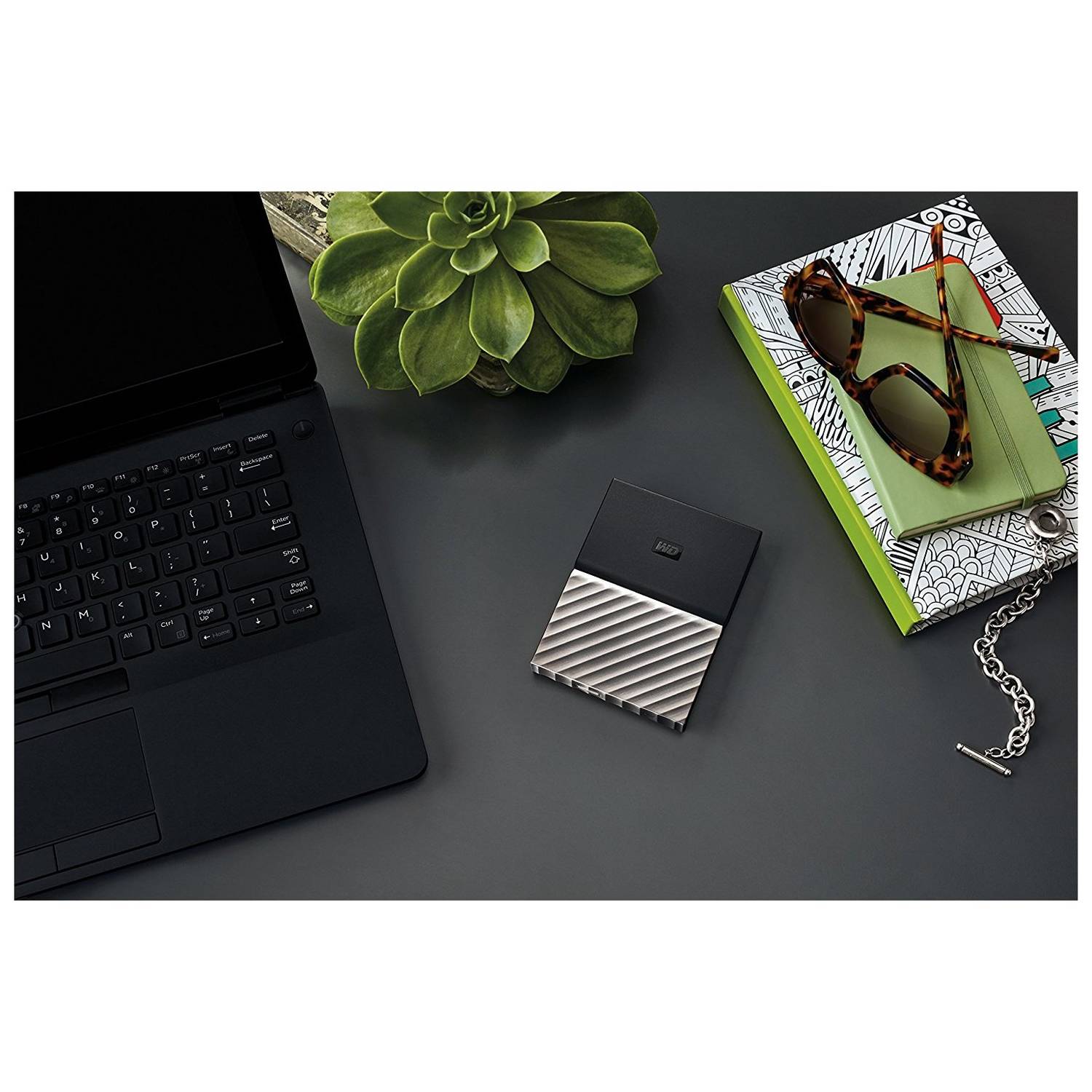 Western Digital My Passport Ultra Metal Portable External Hard Drive USB 3.0 2TB Black/Grey WDBFKT0020BGYWESN Western Digital My Passport Ultra Metal Portable External Hard Drive USB 3.0 2TB Black/Grey WDBFKT0020BGYWESN