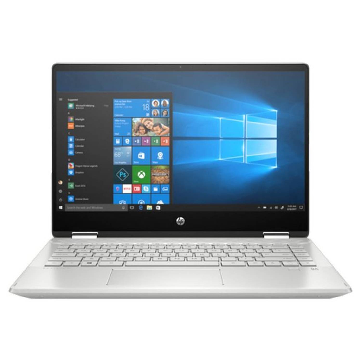 HP Pavilion x360 14-DH1025NE Convertible Touch Laptop - Core i3 2.1GHz 4GB 256GB Shared Win10 14inch FHD Mineral Silver English/Arabic Keyboard HP Pavilion x360 14-DH1025NE Convertible Touch Laptop - Core i3 2.1GHz 4GB 256GB Shared Win10 14inch FHD Mineral Silver English/Arabic Keyboard