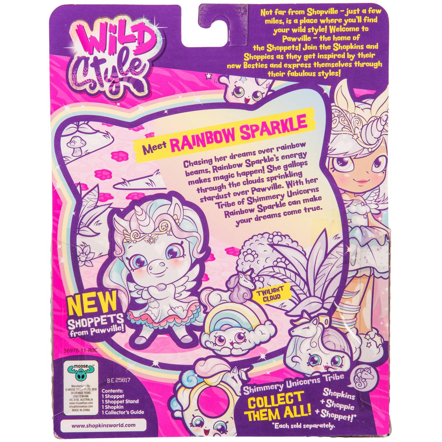 Shopkins Shoppets S9 W1 Single Pack - Rainbow Sparkle Shopkins Shoppets S9 W1 Single Pack - Rainbow Sparkle