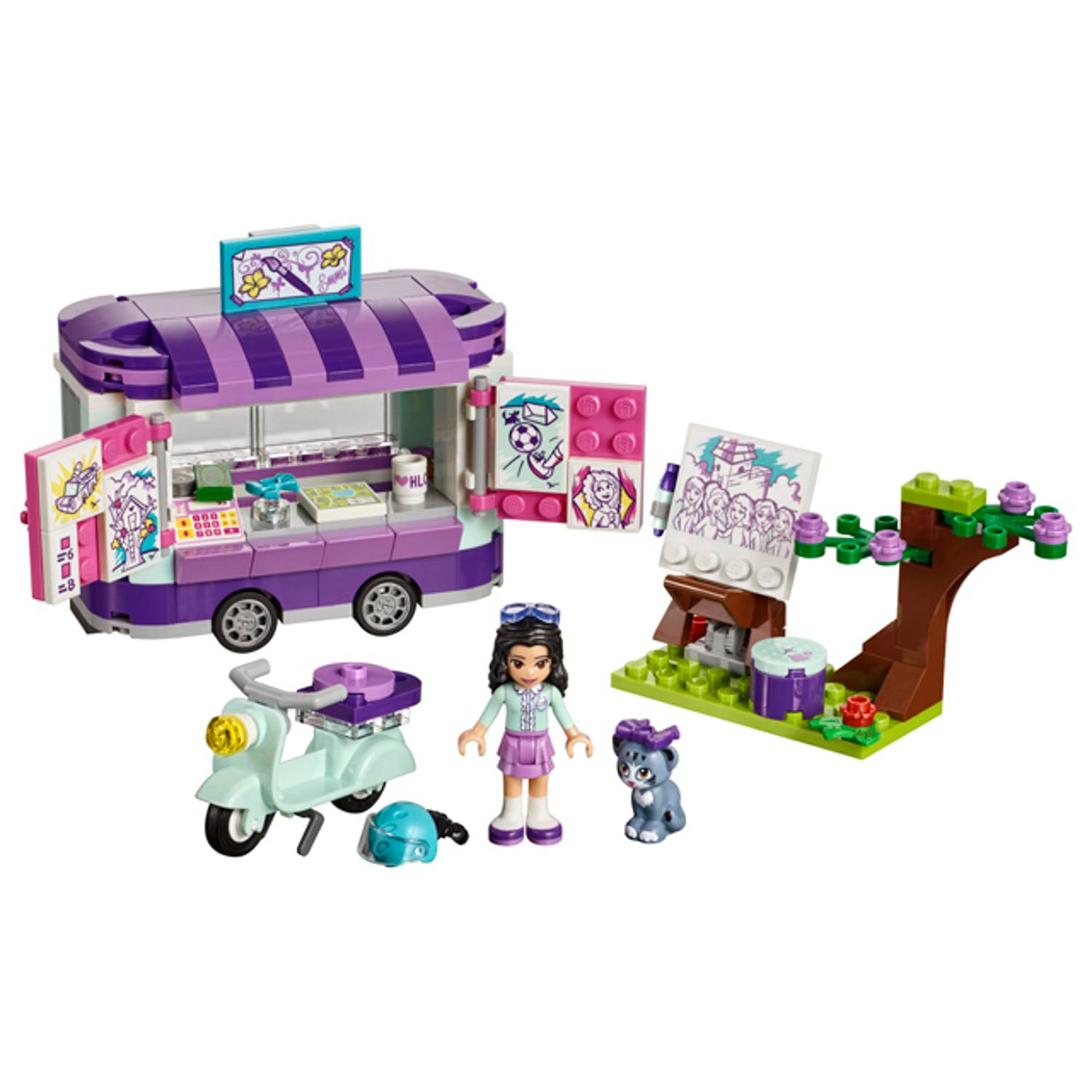 LEGO 41332 Emma's Art Stand Toy LEGO 41332 Emma's Art Stand Toy