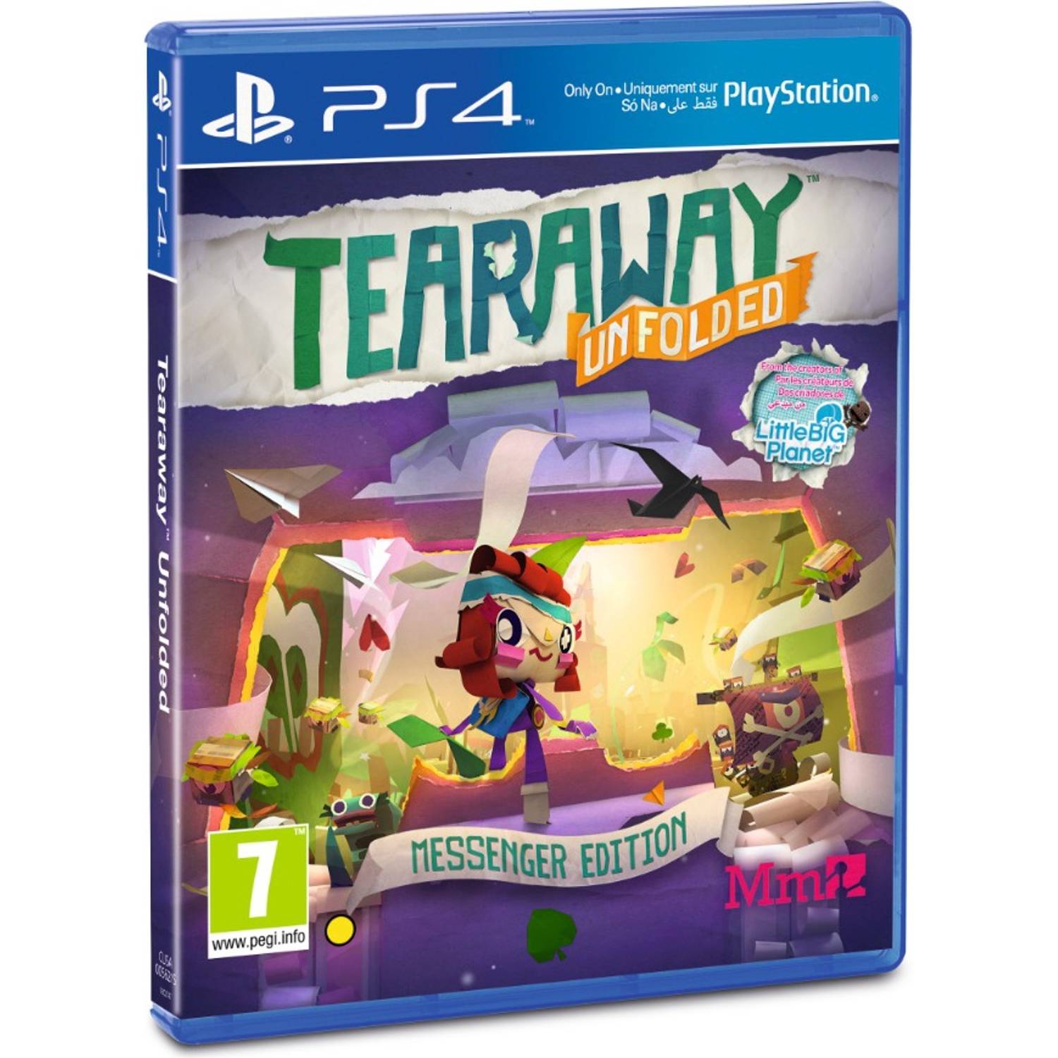 PS4 Tearaway Unfolded Messenger Edition Game PS4 Tearaway Unfolded Messenger Edition Game