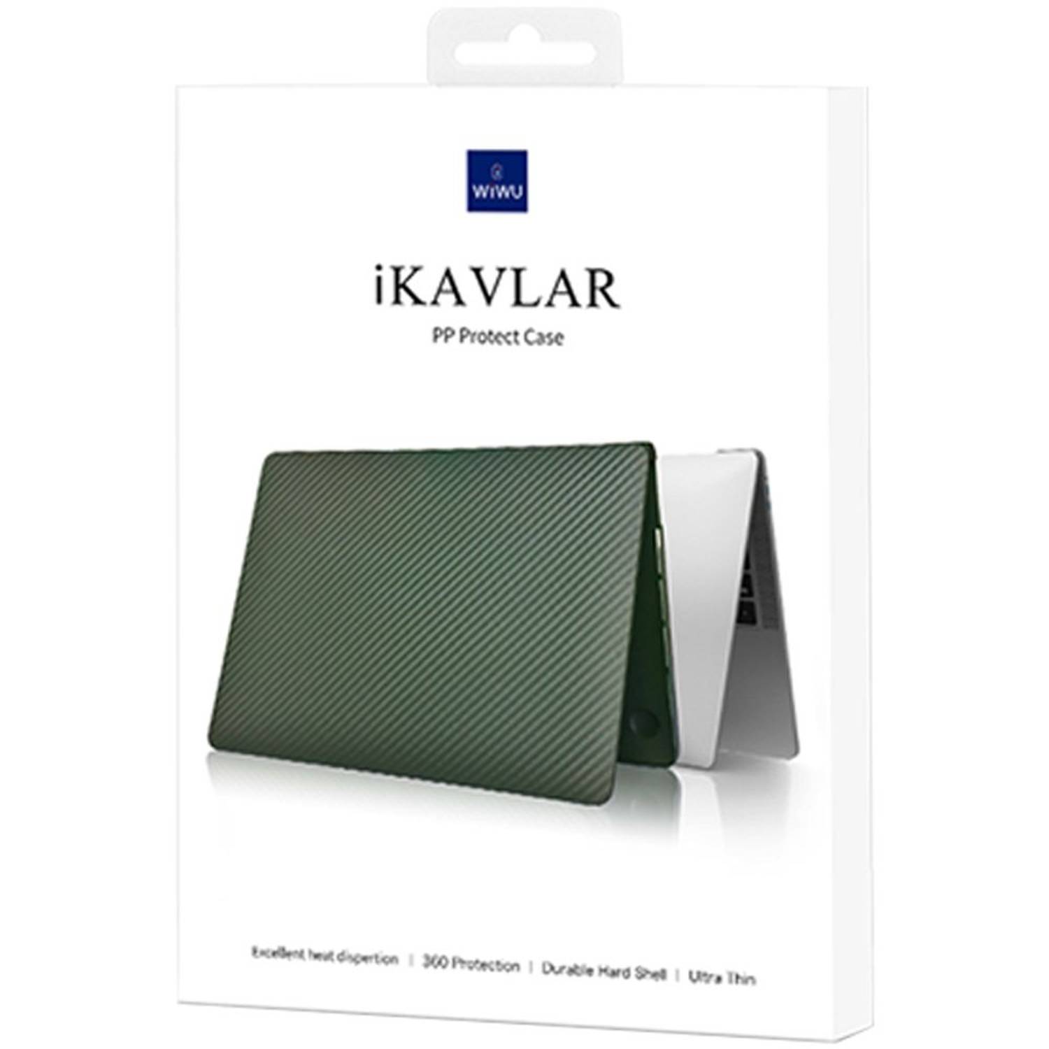 Wiwu Ikavlar Protective Case Dark Green MacBook Pro 16.2inch Wiwu Ikavlar Protective Case Dark Green MacBook Pro 16.2inch
