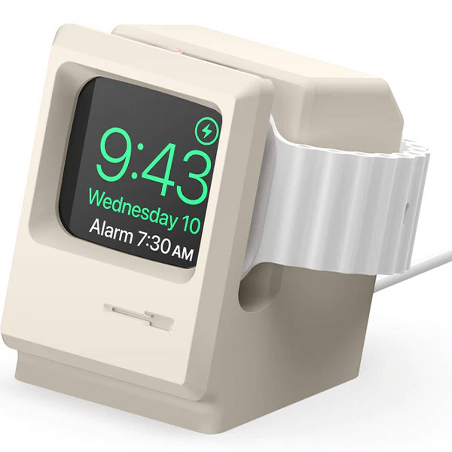 Elago W3 Stand for Apple Watch Charger for Apple Watch Ultra 49mm 45mm 44mm Classic White Elago W3 Stand for Apple Watch Charger for Apple Watch Ultra 49mm 45mm 44mm Classic White