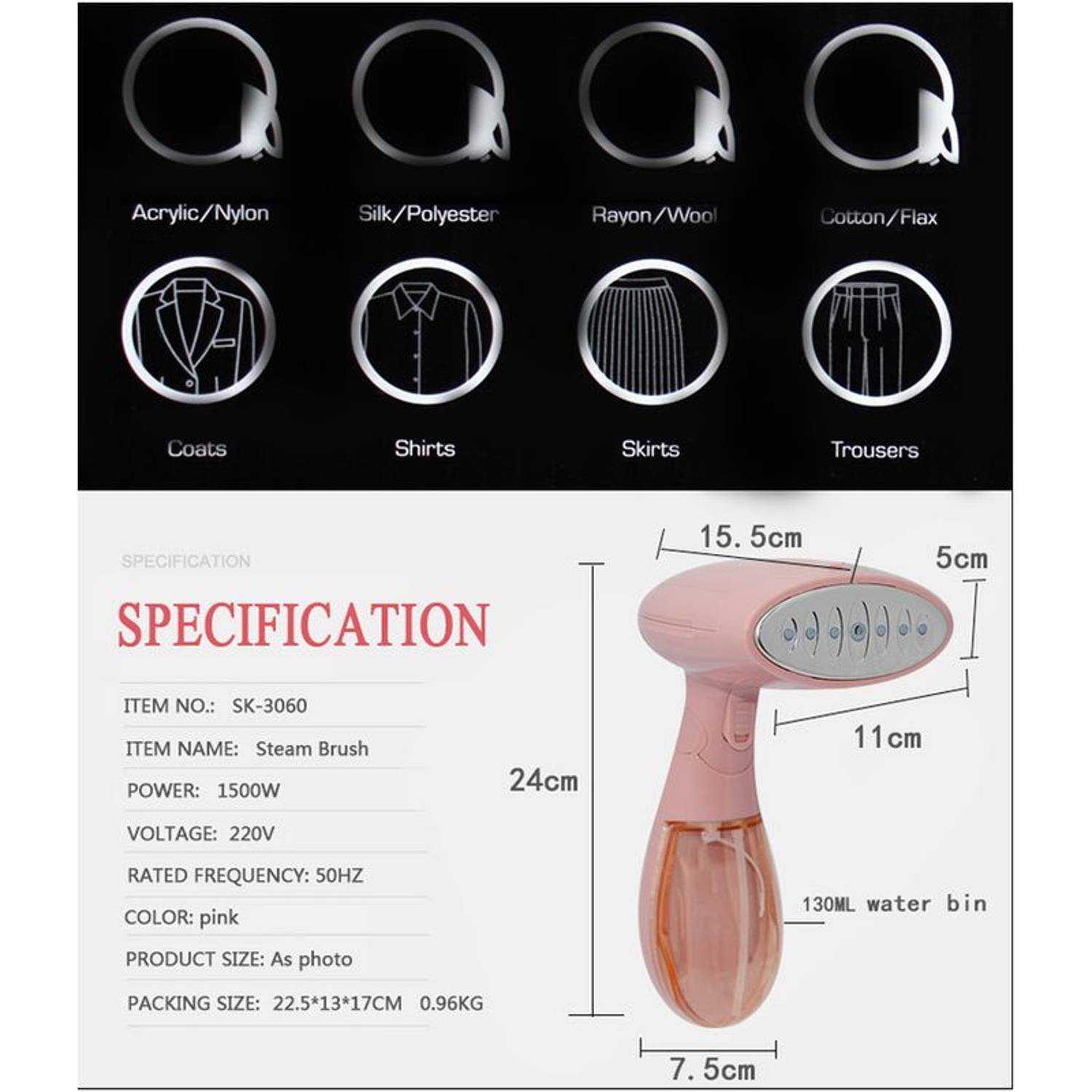 Sokany Portable Garment Steamer SK3060 Sokany Portable Garment Steamer SK3060