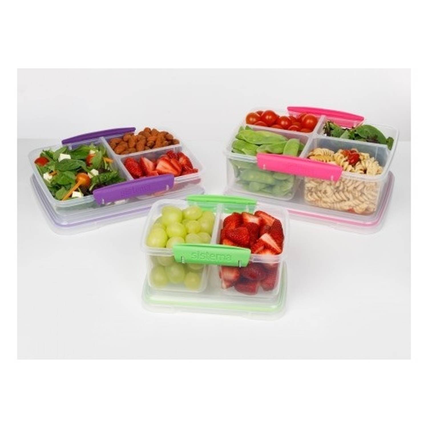 Sistema 820ml Multi Split To Go - Colors May Vary Sistema 820ml Multi Split To Go - Colors May Vary