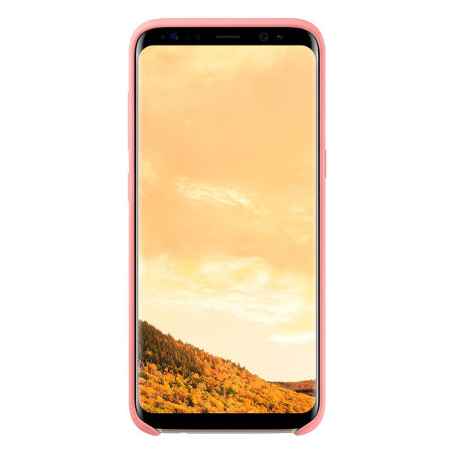 Samsung Silicon Back Case Pink For Galaxy S8 Samsung Silicon Back Case Pink For Galaxy S8