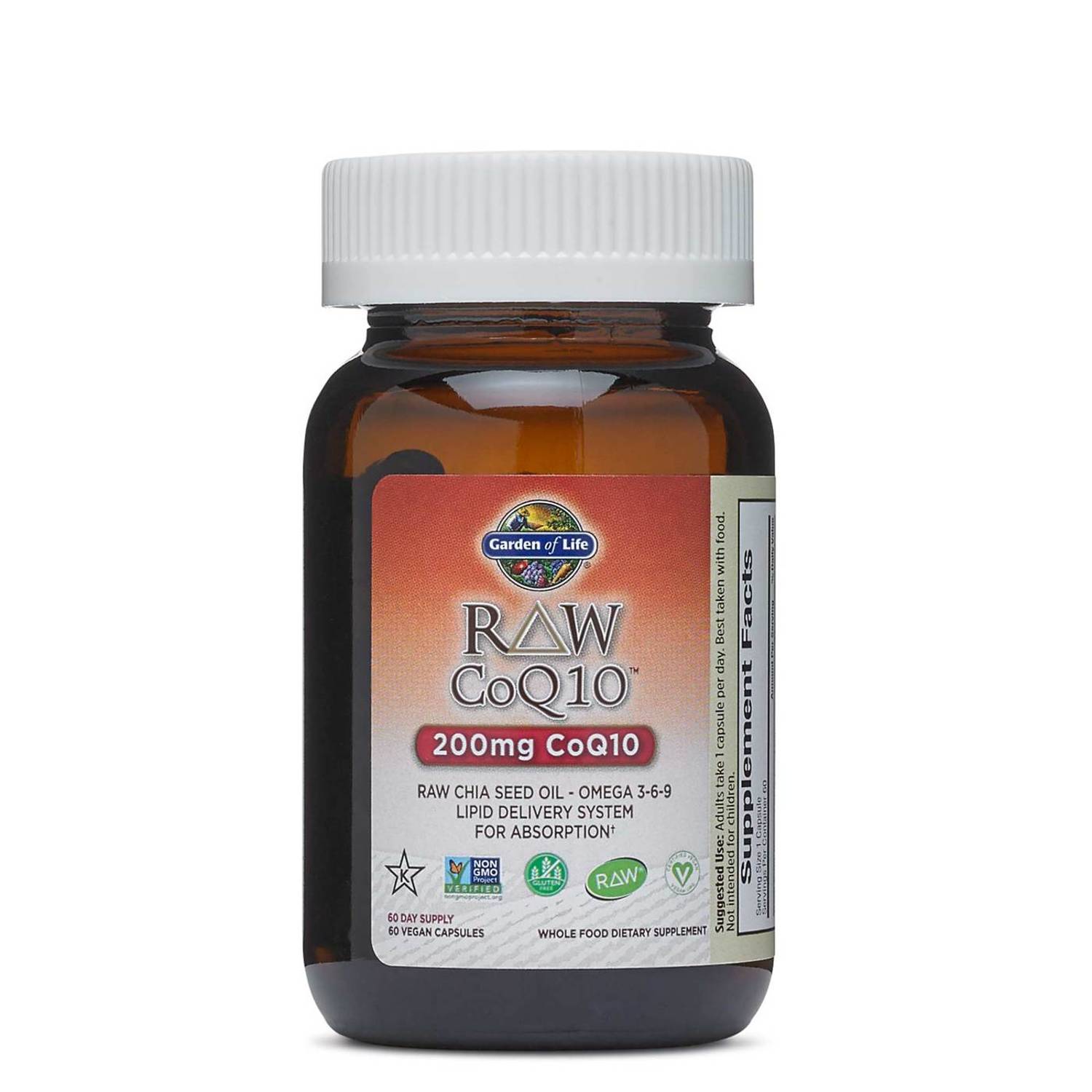 Garden Of Life Raw CoQ10 60 Vegan Capsules Garden Of Life Raw CoQ10 60 Vegan Capsules