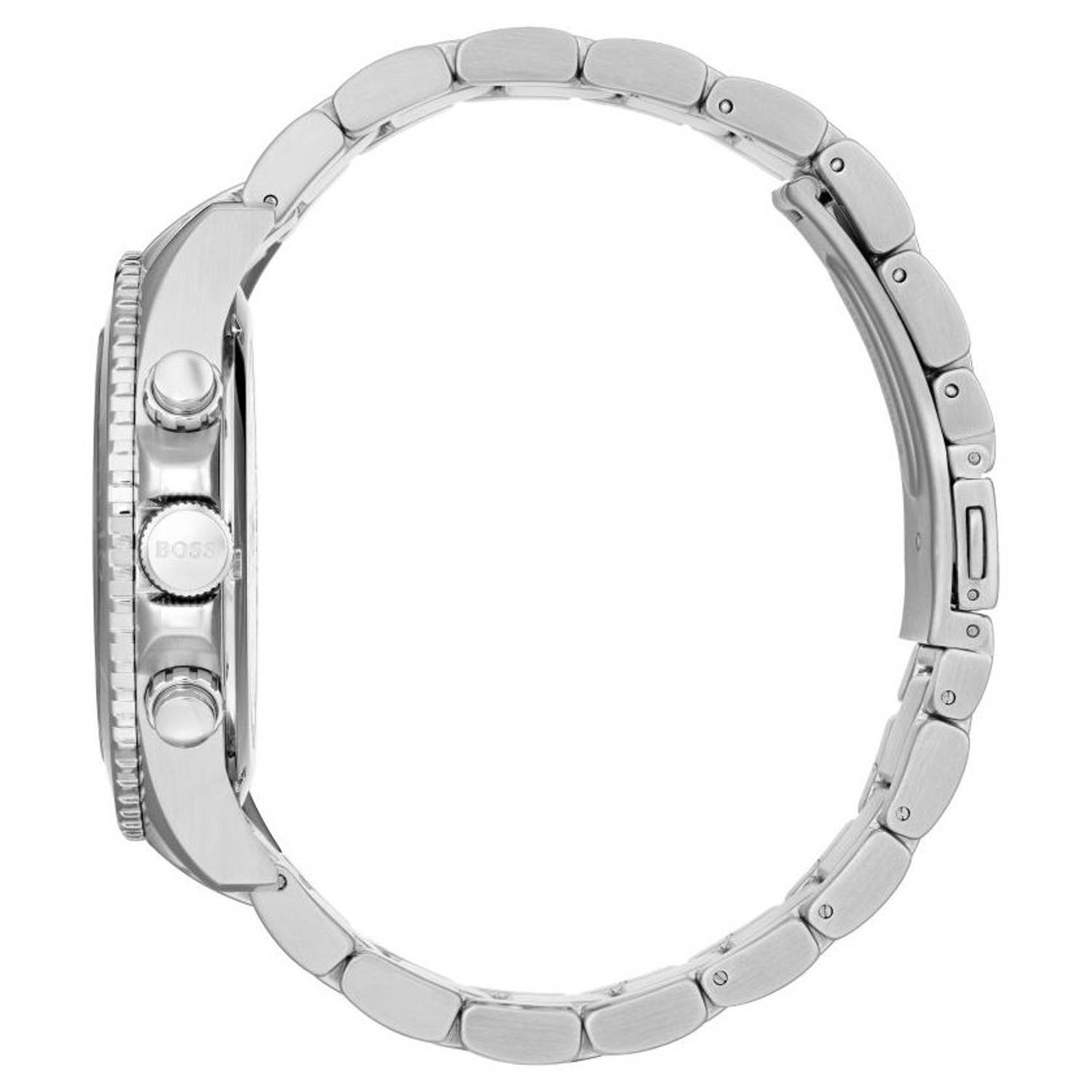 Hugo Boss 1513704 Ocean Edition Quartz Chrono Silver St Steel Watch Men Hugo Boss 1513704 Ocean Edition Quartz Chrono Silver St Steel Watch Men