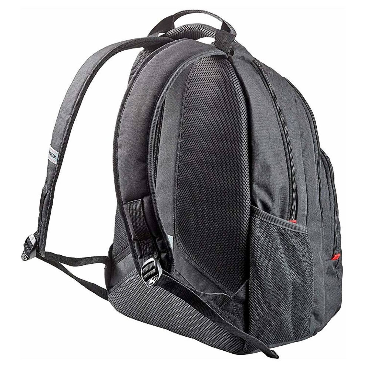 Wenger UPLOAD ESSENTIAL 16 inch Laptop Backpack Grey/Black Wenger UPLOAD ESSENTIAL 16 inch Laptop Backpack Grey/Black