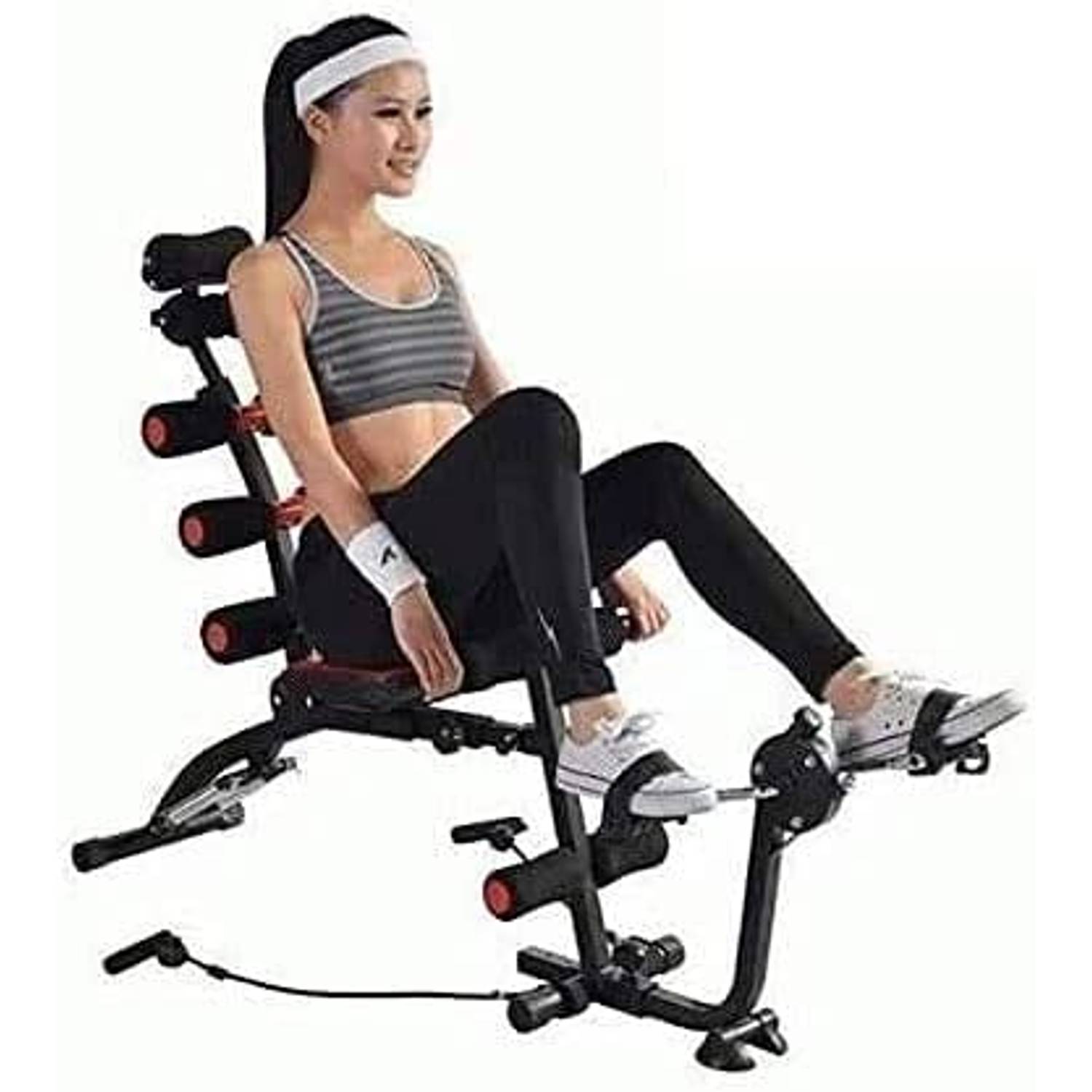 Ultimax - Six Pack Care Exercise Bench With Pedal, Multipurpose Abdominal Exercise Machine With Pedal And Back Trainer For Home Or Gym Ultimax - Six Pack Care Exercise Bench With Pedal, Multipurpose Abdominal Exercise Machine With Pedal And Back Trainer For Home Or Gym