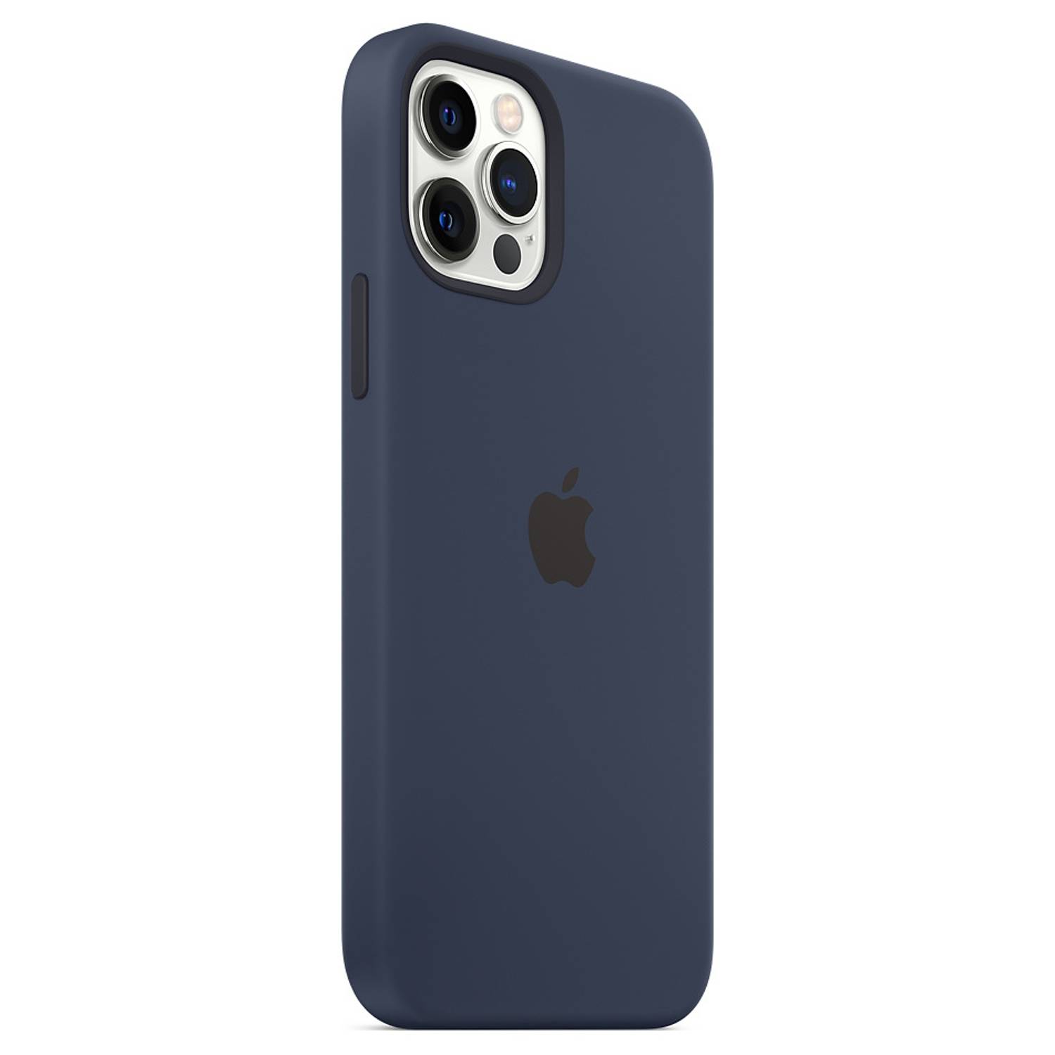 Apple iPhone 12 | 12 Pro Silicone Case with MagSafe - Deep Navy Apple iPhone 12 | 12 Pro Silicone Case with MagSafe - Deep Navy