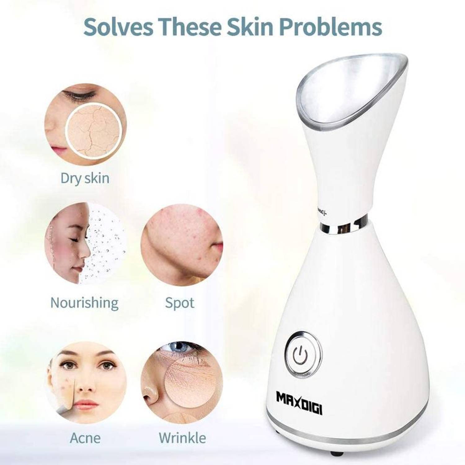 Maxdigi Face Steamer Nano Ionic MD-ST-001 Maxdigi Face Steamer Nano Ionic MD-ST-001