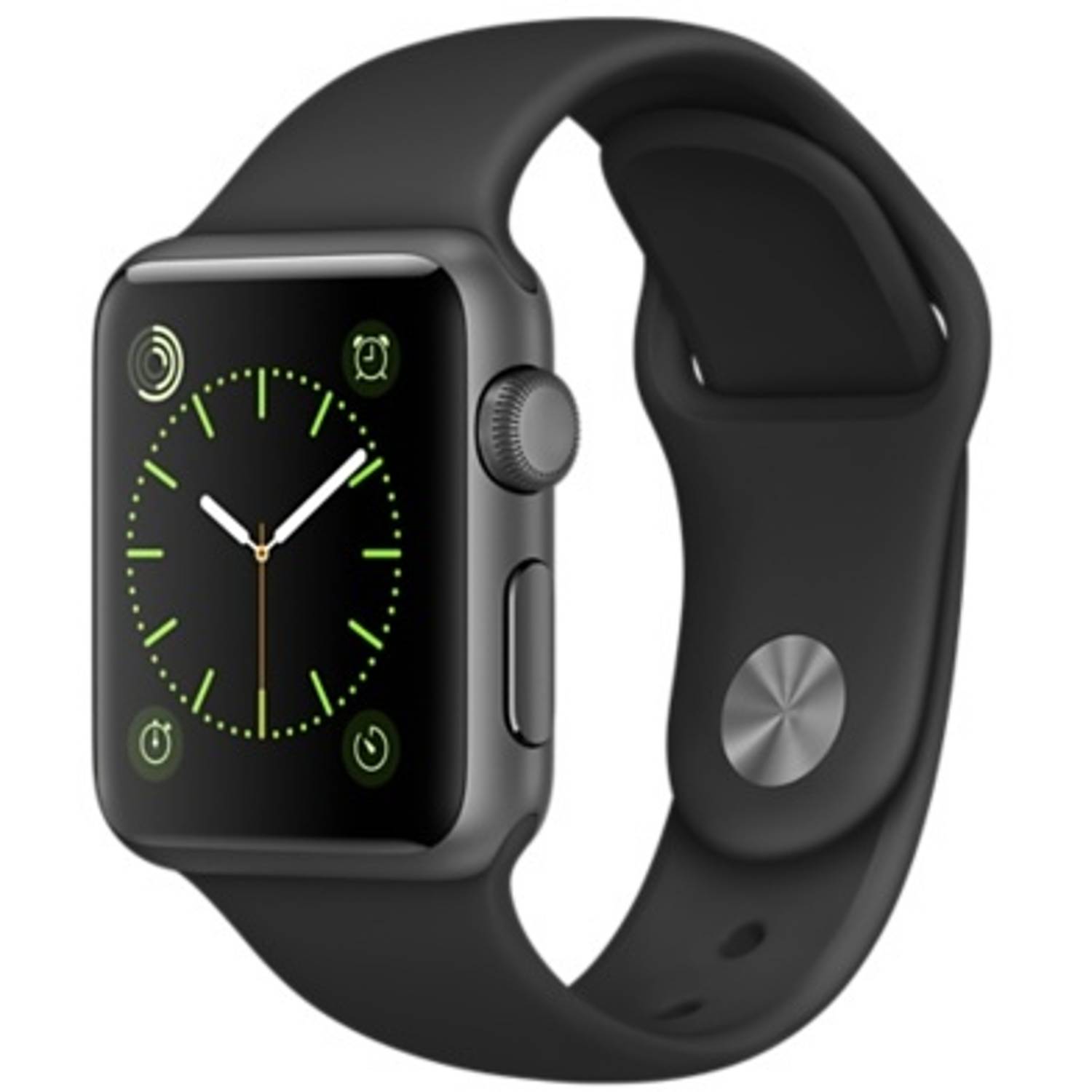 Apple Watch Series 1 - 38mm Space Grey Aluminium Case with Black Sport Band Apple Watch Series 1 - 38mm Space Grey Aluminium Case with Black Sport Band