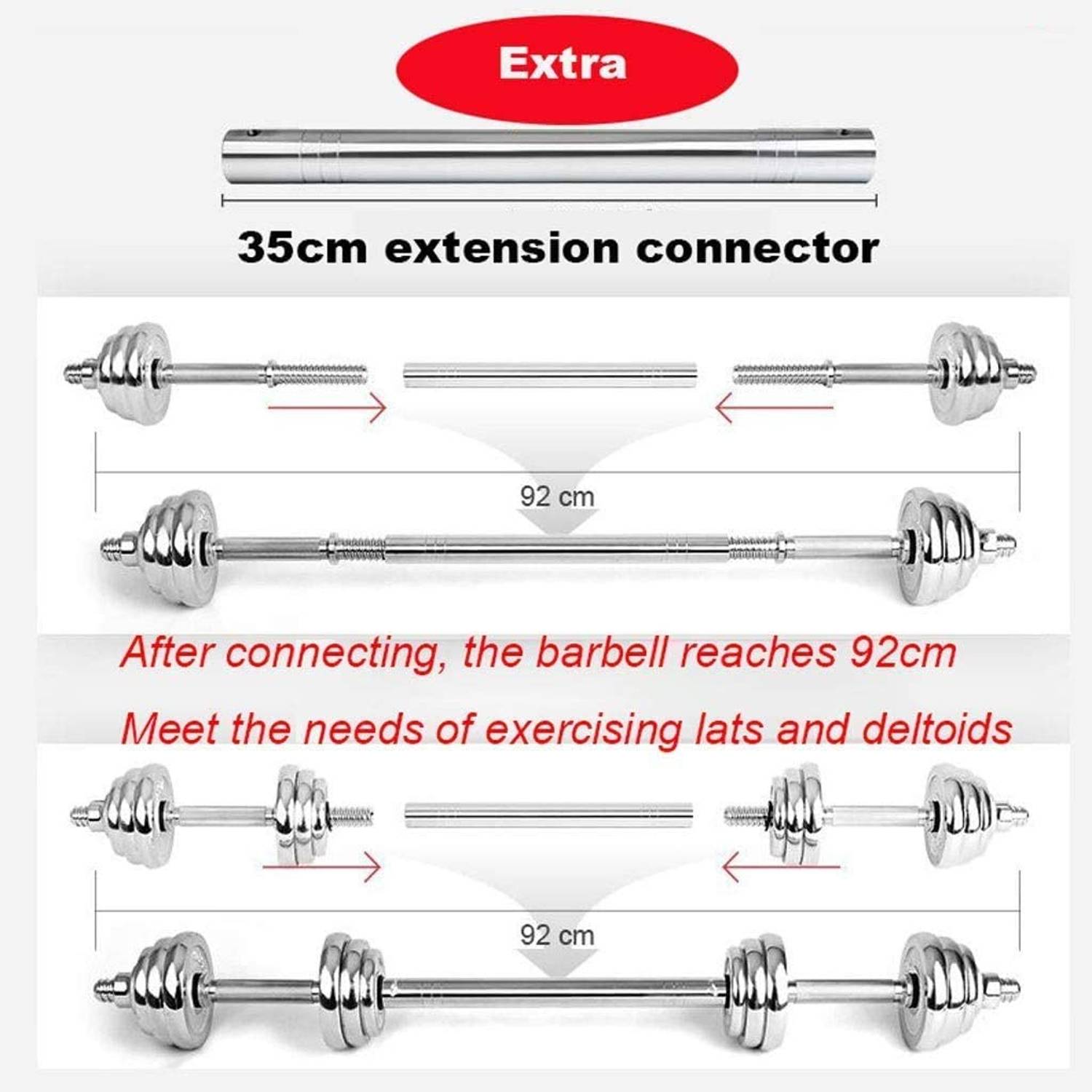 Ultimax Adjustable Fitness Dumbbell Weights For Fitness Dumbbells Gym Dumbbell Set Adjustable Dumbbell Set With Barbell Connecting Rod Gym Weights-20kgs Ultimax Adjustable Fitness Dumbbell Weights For Fitness Dumbbells Gym Dumbbell Set Adjustable Dumbbell Set With Barbell Connecting Rod Gym Weights-20kgs