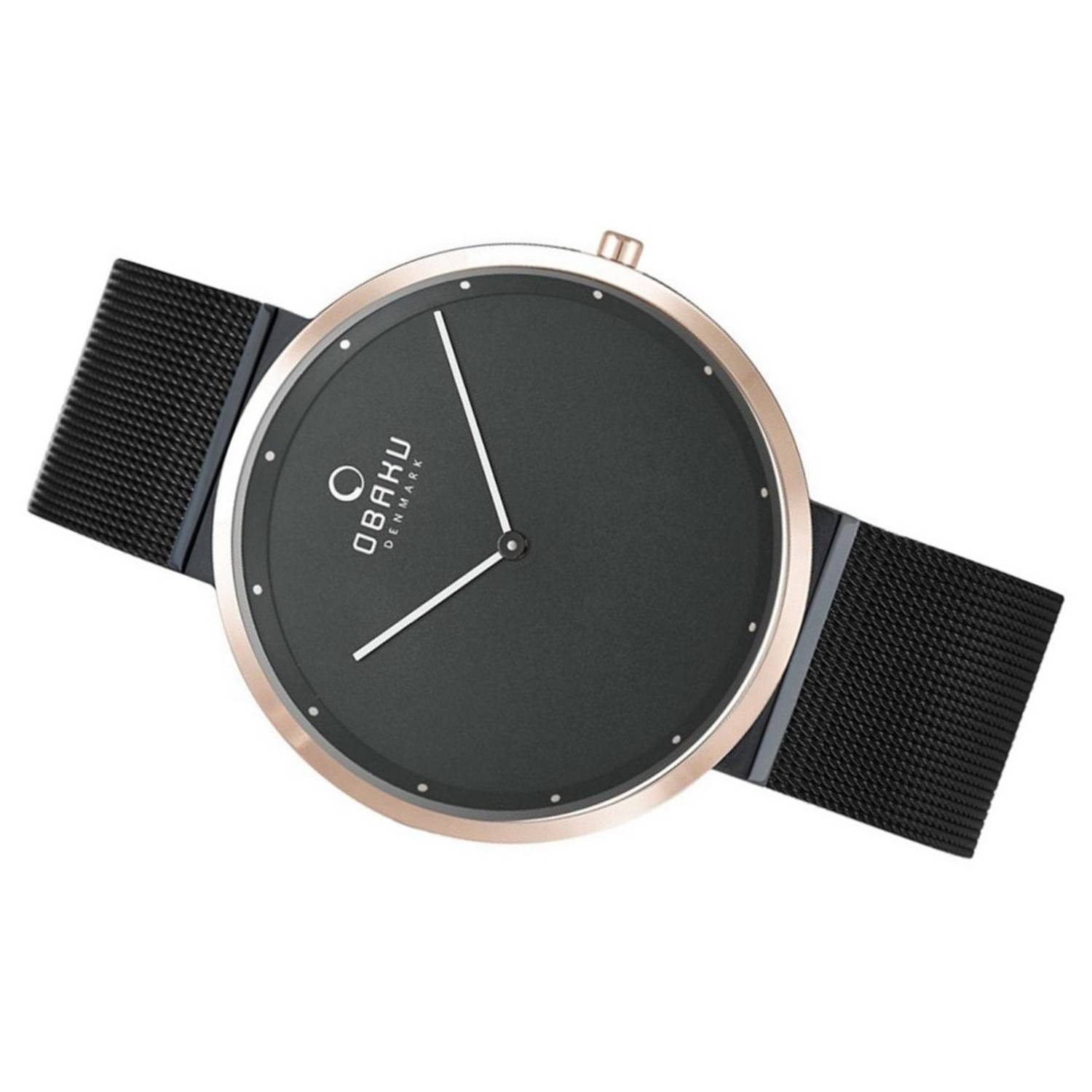 Obaku V230GXMBMB Black Quartz Men's Watch Obaku V230GXMBMB Black Quartz Men's Watch