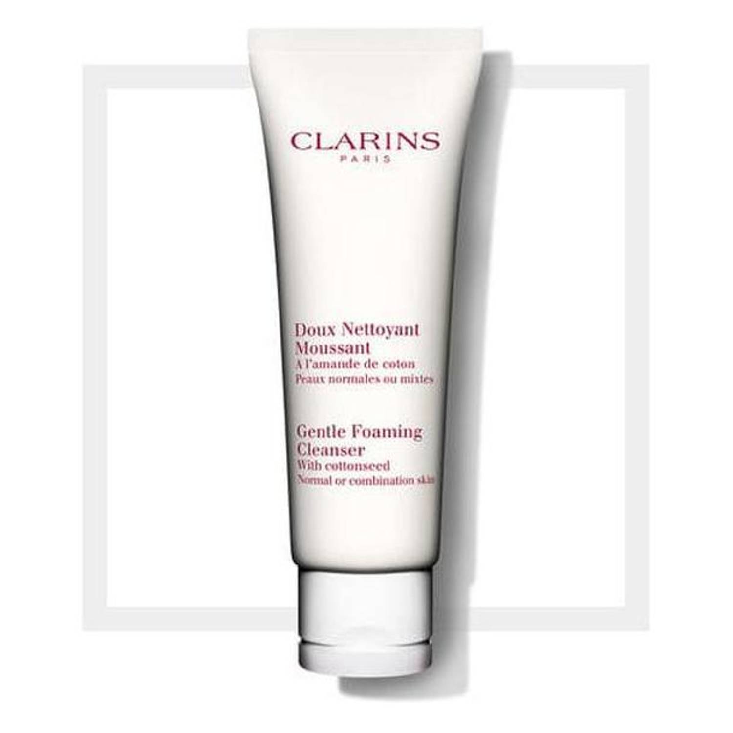Clarins Gentle Foaming Cleanser with Cottonseed Clarins Gentle Foaming Cleanser with Cottonseed