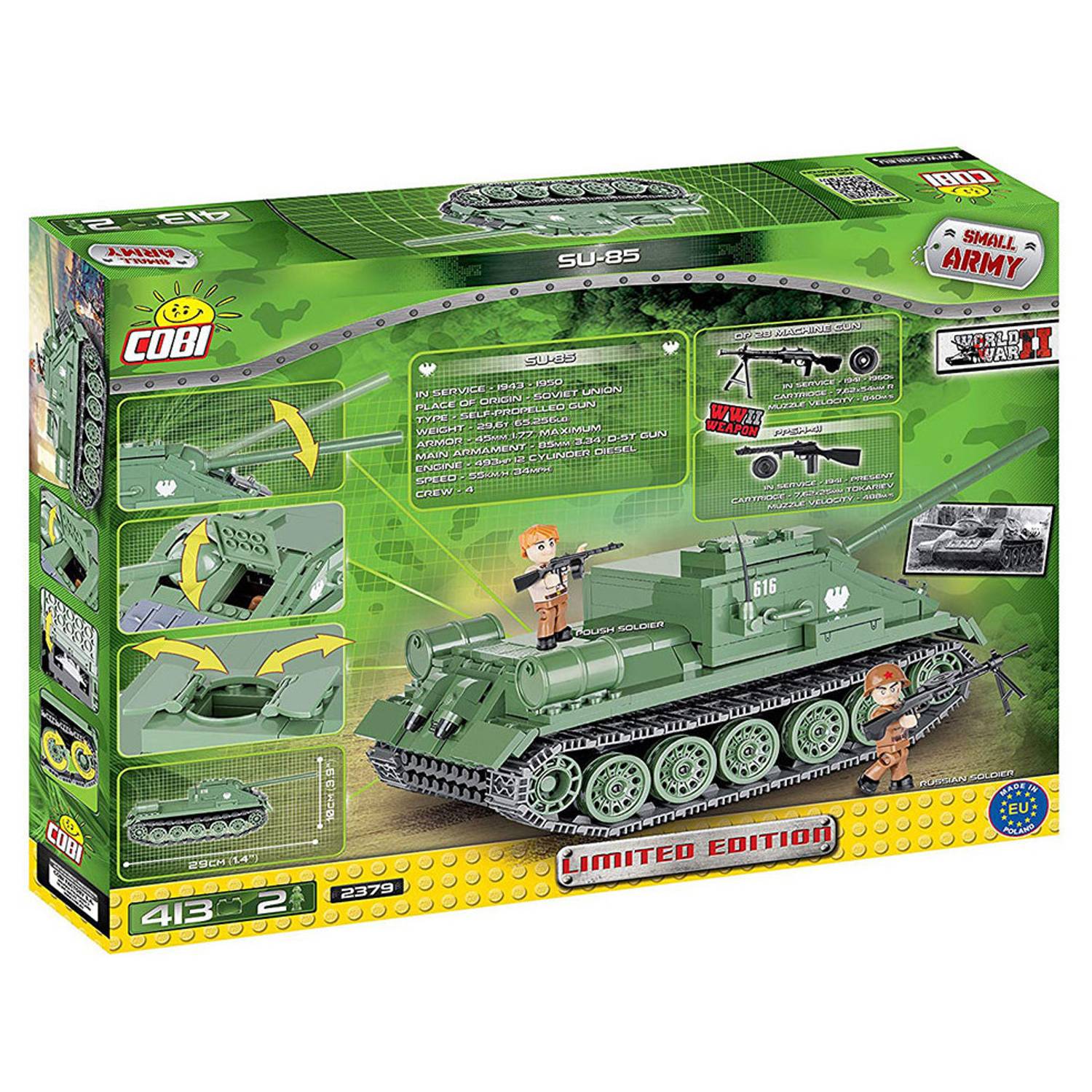 Cobi 413pcs Small Army SU 85 Cobi 413pcs Small Army SU 85