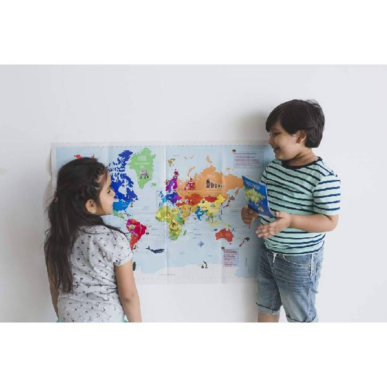 Cocomoco Kids Interactive World Map Kit Cocomoco Kids Interactive World Map Kit