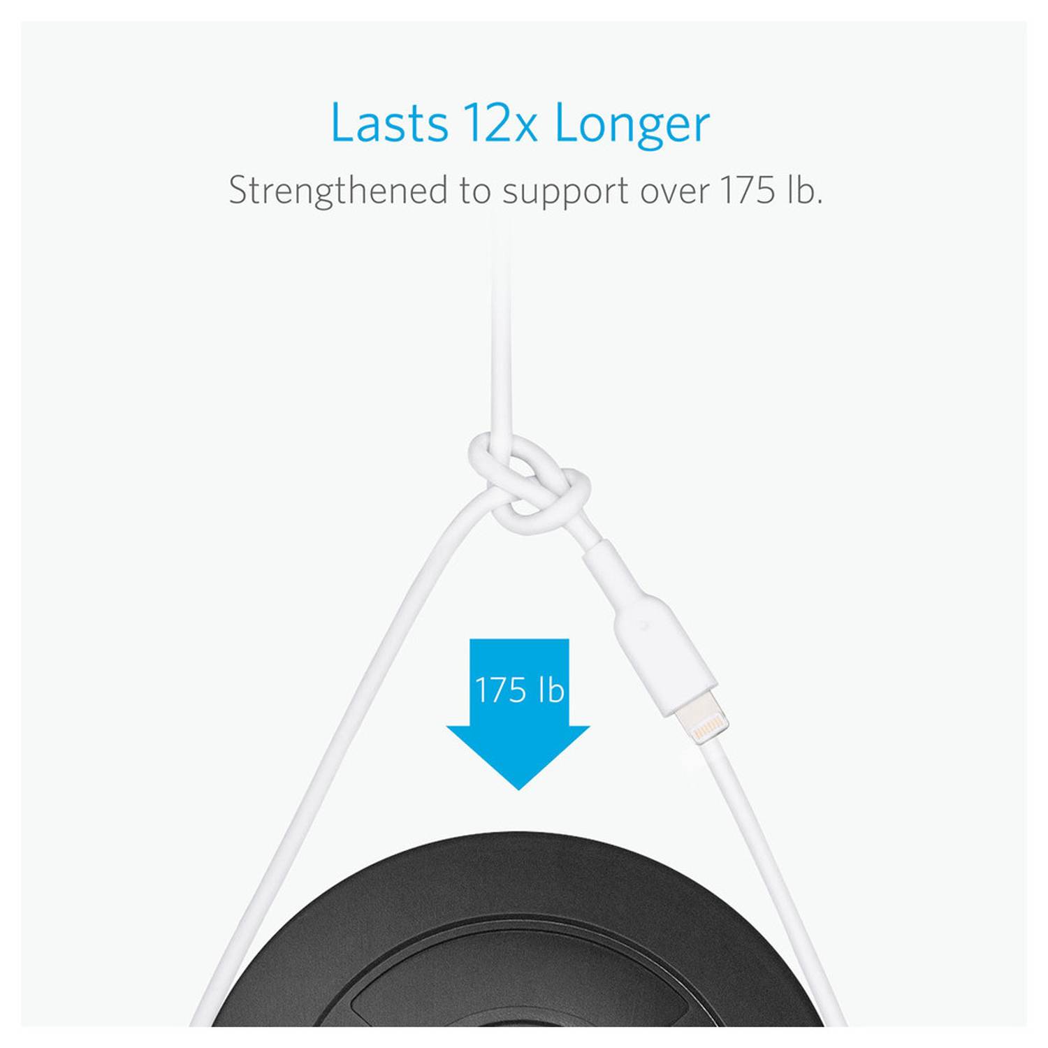 Anker Powerline II Lightning Cable 1.8M White - A8433H21 Anker Powerline II Lightning Cable 1.8M White - A8433H21
