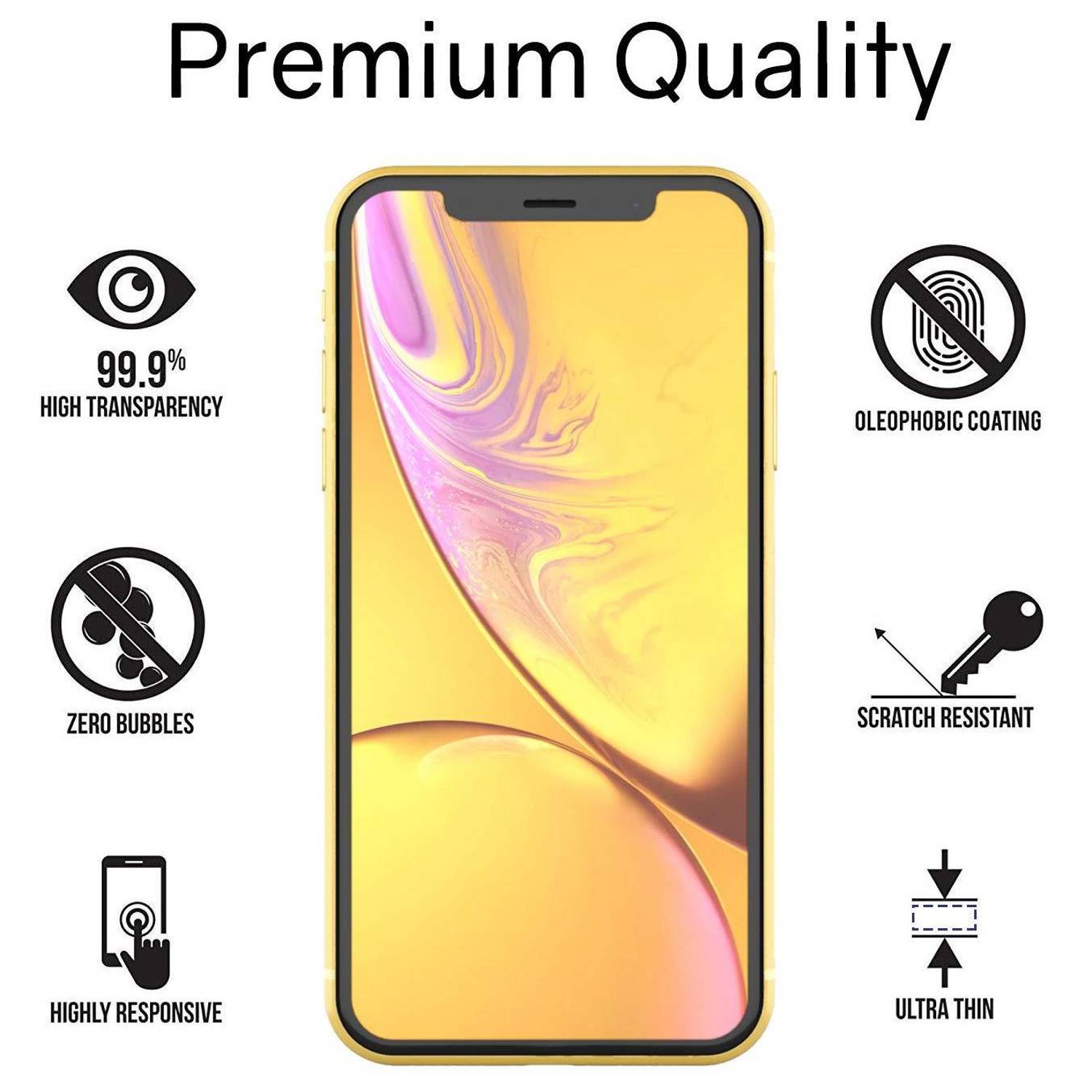 Whitestone Screen Protector for Apple iPhone XR Whitestone Screen Protector for Apple iPhone XR