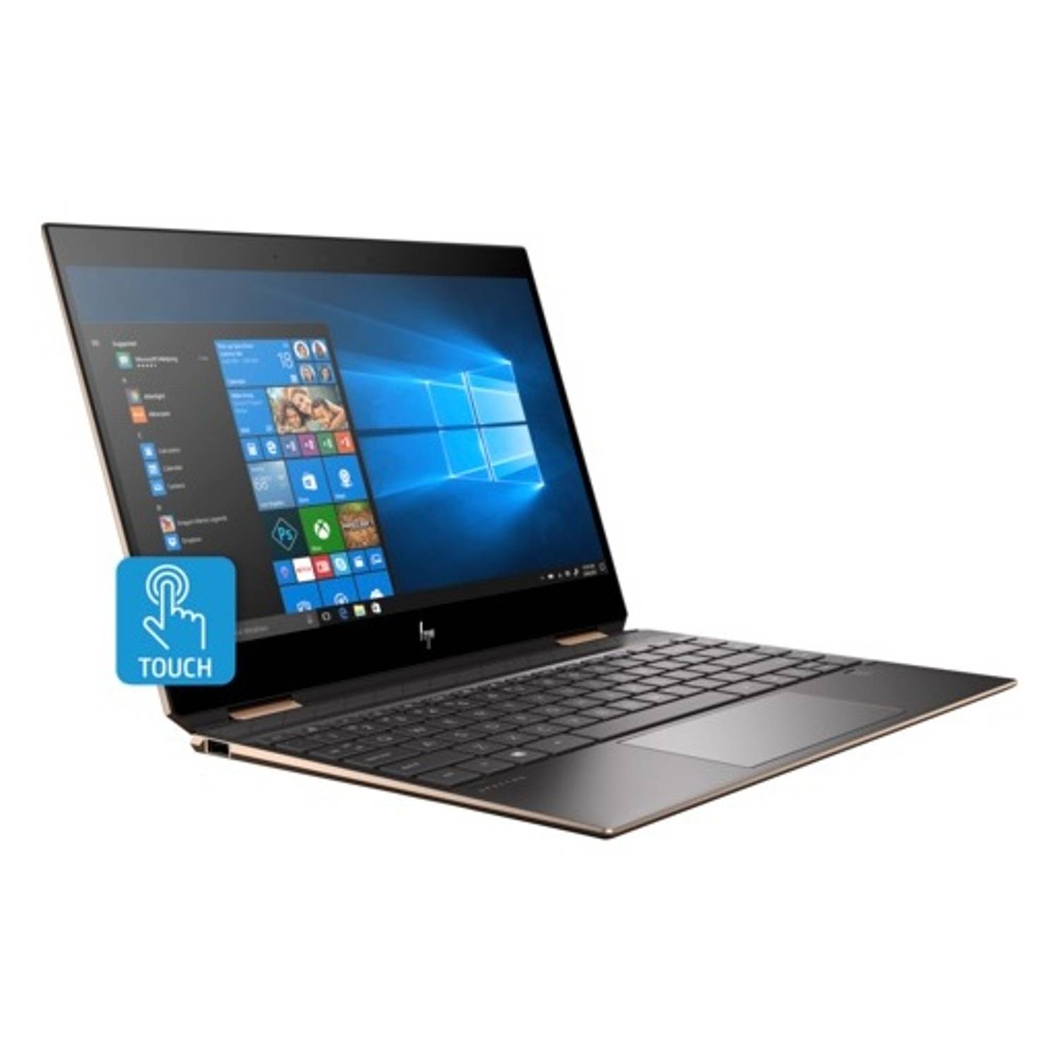 HP Spectre x360 13-AP0010NE Convertible Touch Laptop - Core i7 1.8GHz 16GB 512GB Shared 13.3inch 4K Dark Ash silver HP Spectre x360 13-AP0010NE Convertible Touch Laptop - Core i7 1.8GHz 16GB 512GB Shared 13.3inch 4K Dark Ash silver