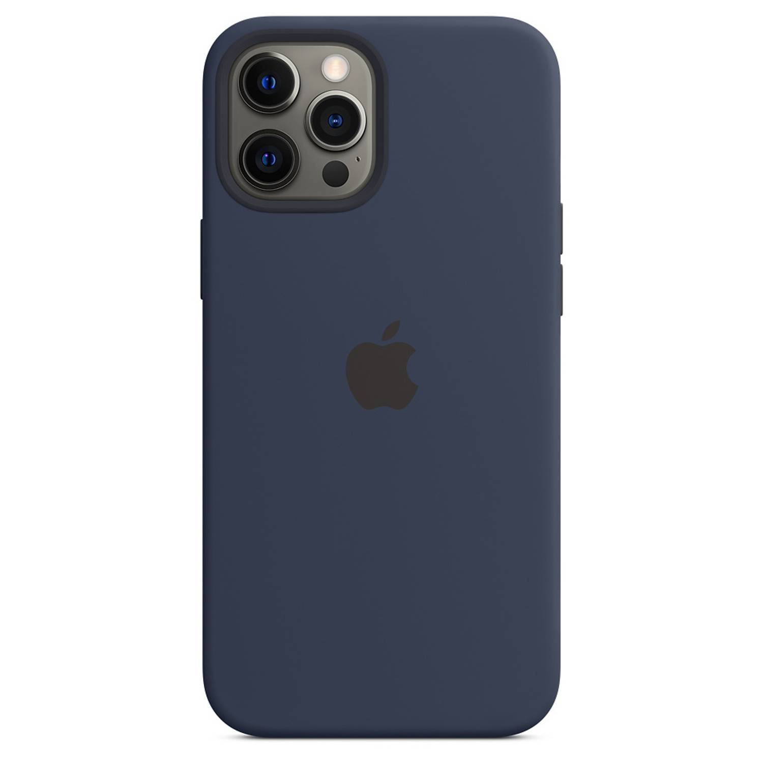 Apple iPhone 12 Pro Max Silicone Case with MagSafe - Deep Navy Apple iPhone 12 Pro Max Silicone Case with MagSafe - Deep Navy