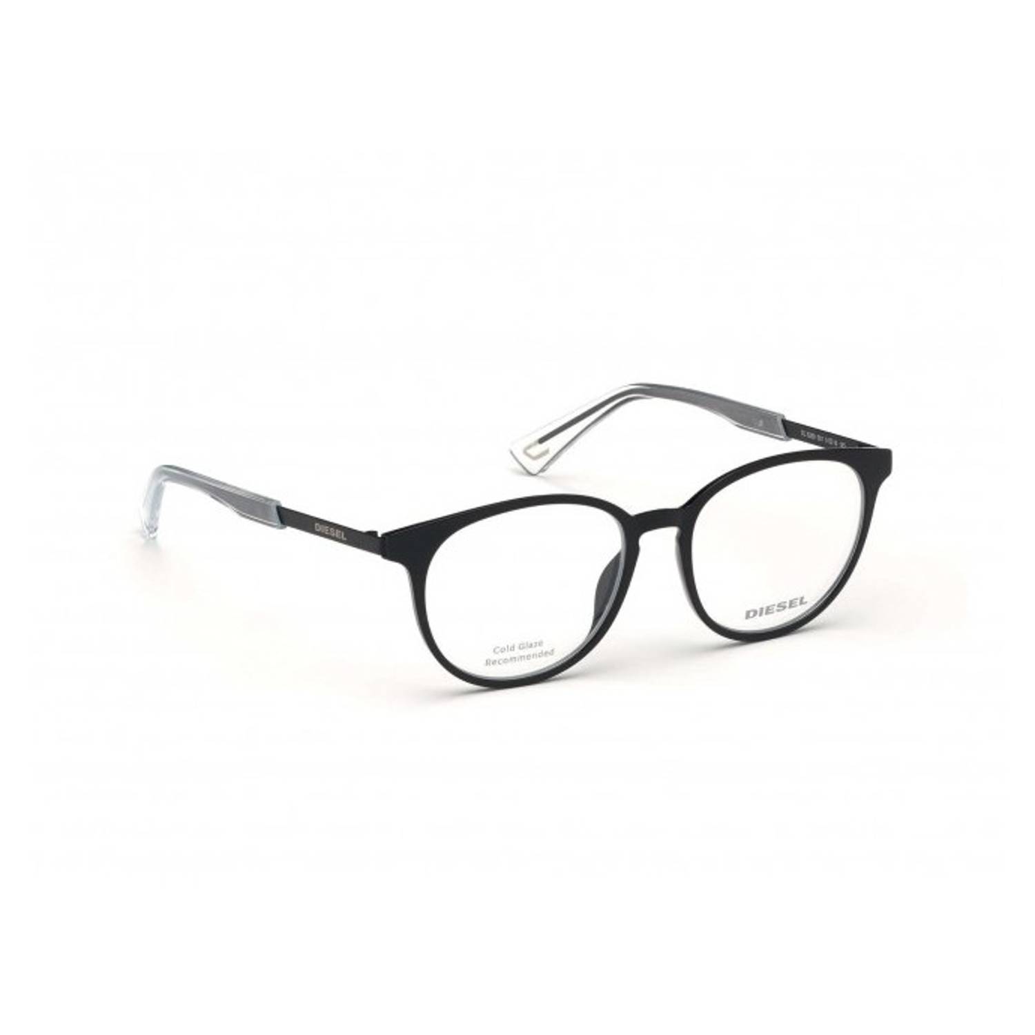 Diesel DL5289-001-51 Unisex Optical Frame Shiny Black Injected Diesel DL5289-001-51 Unisex Optical Frame Shiny Black Injected