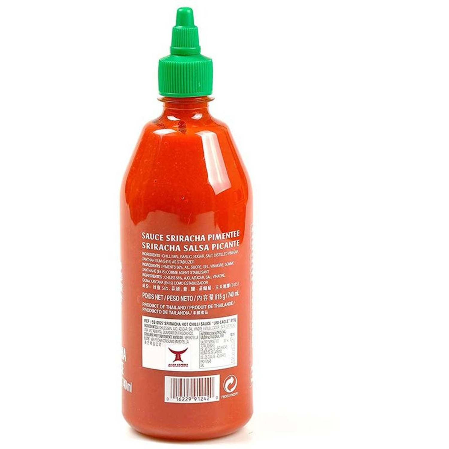 Uni Eagle Sriracha Hot Chilli Sauce 815 G (Pack of 1) Uni Eagle Sriracha Hot Chilli Sauce 815 G (Pack of 1)