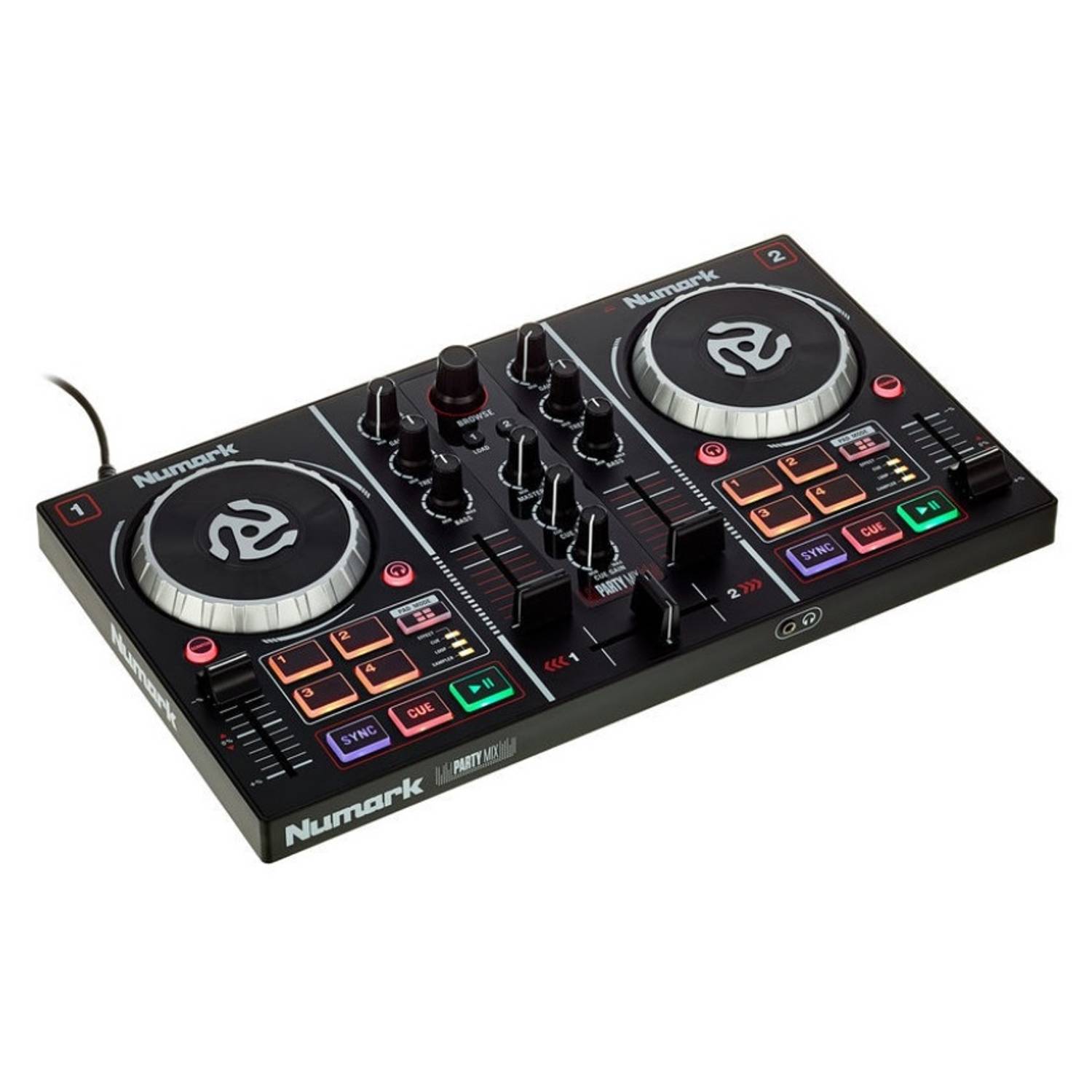 Numark PARTYMIX DJ Controller With Built In Light Show Numark PARTYMIX DJ Controller With Built In Light Show