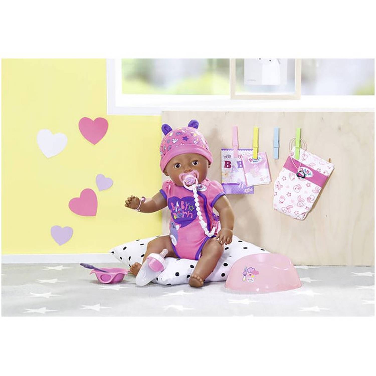 Baby Born 824382 Soft Touch Girl Doll with Brown Eyes Toy Baby Born 824382 Soft Touch Girl Doll with Brown Eyes Toy