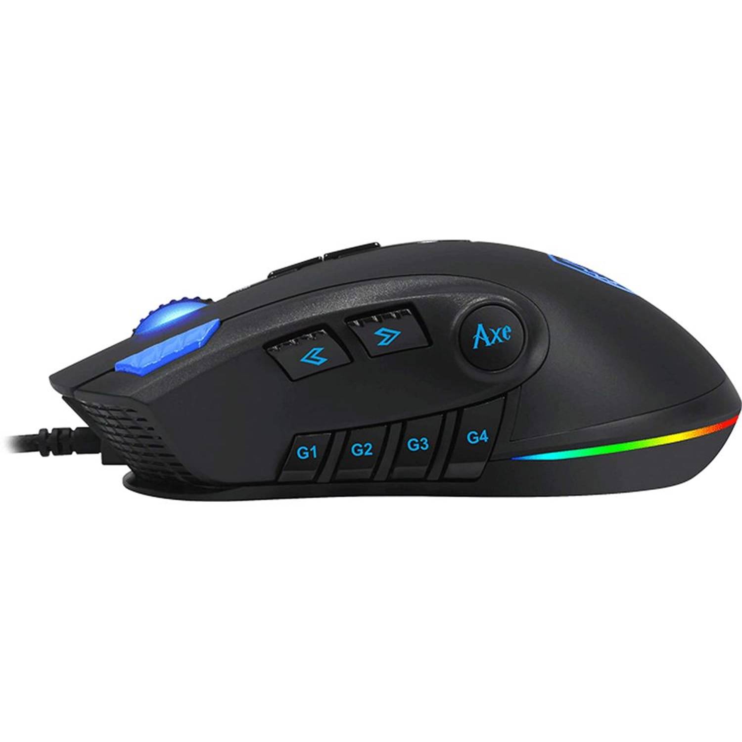 Sades Axe RGB Gaming Mouse 1.8m Black Sades Axe RGB Gaming Mouse 1.8m Black