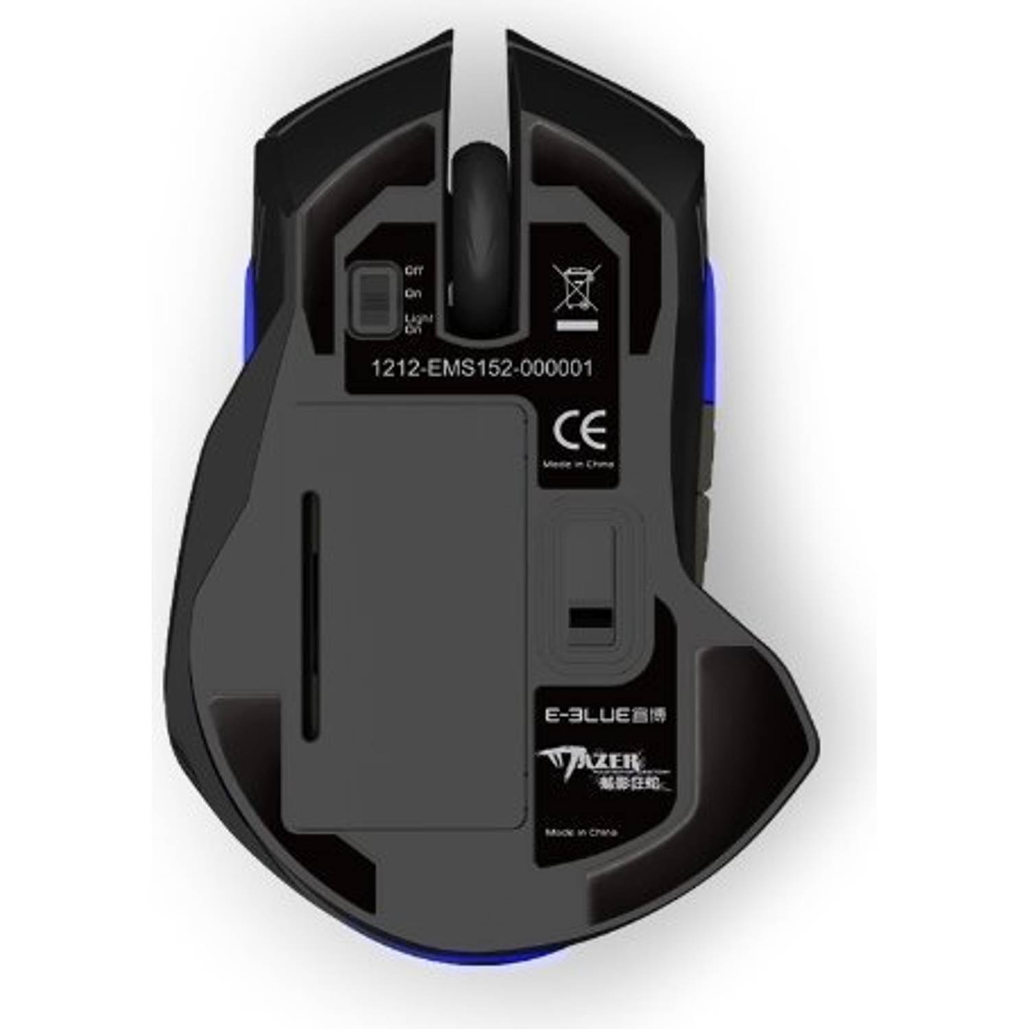 Eblue EMS152BK Mazer R 6D Wireless Optical Gaming Mouse Black Eblue EMS152BK Mazer R 6D Wireless Optical Gaming Mouse Black
