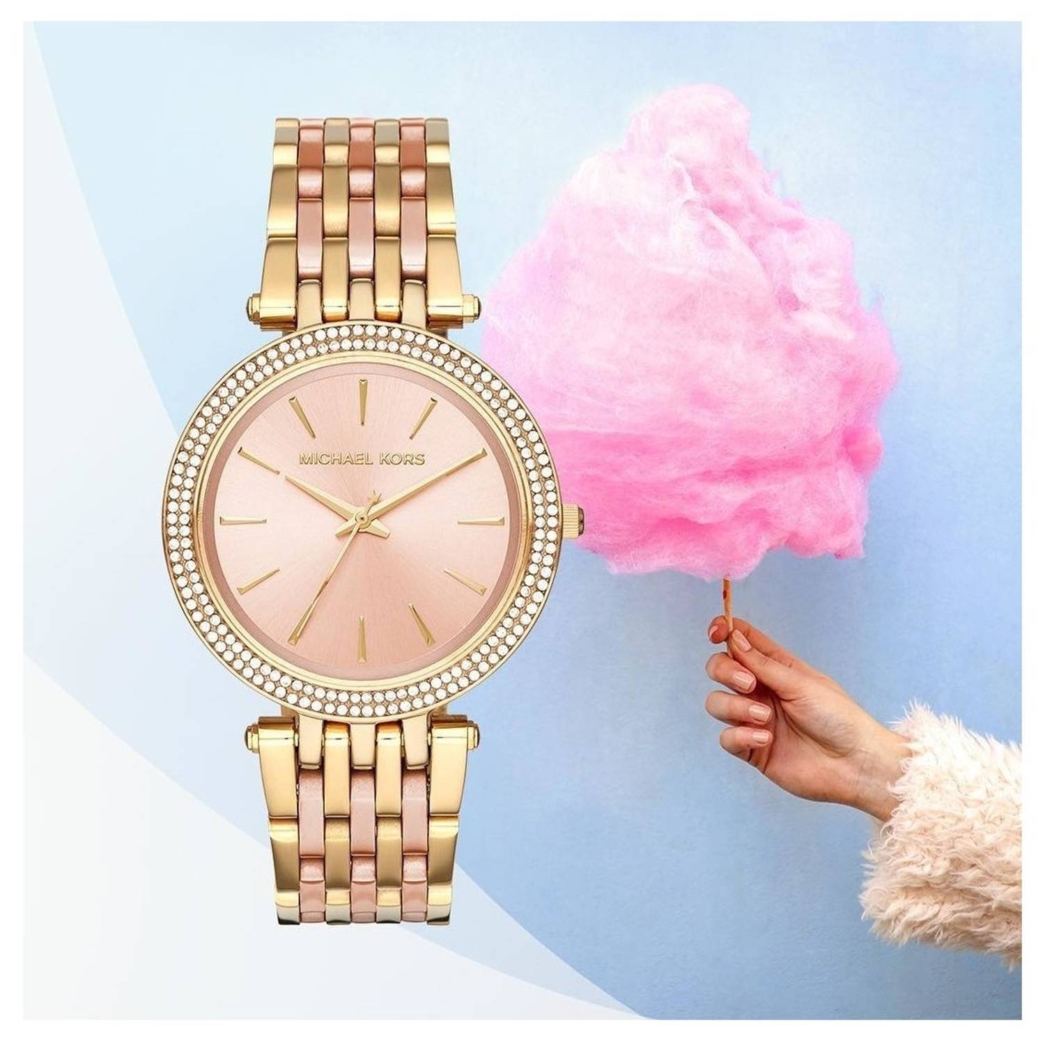 Michael Kors MK3507 Darci Pink Dial Ladies Watch Michael Kors MK3507 Darci Pink Dial Ladies Watch