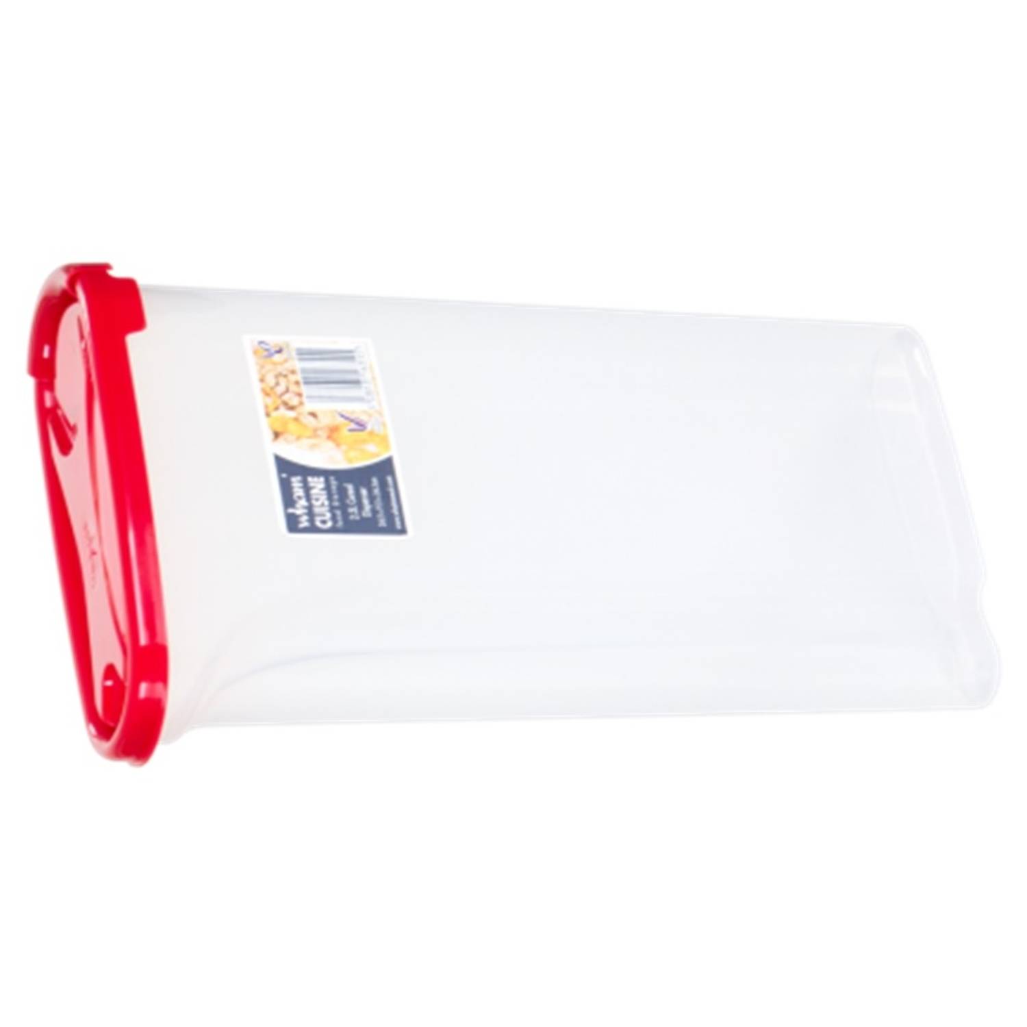 Cuisine CereaL Storage Dispenser Bottle Clear/Ice White 2.5L Cuisine CereaL Storage Dispenser Bottle Clear/Ice White 2.5L