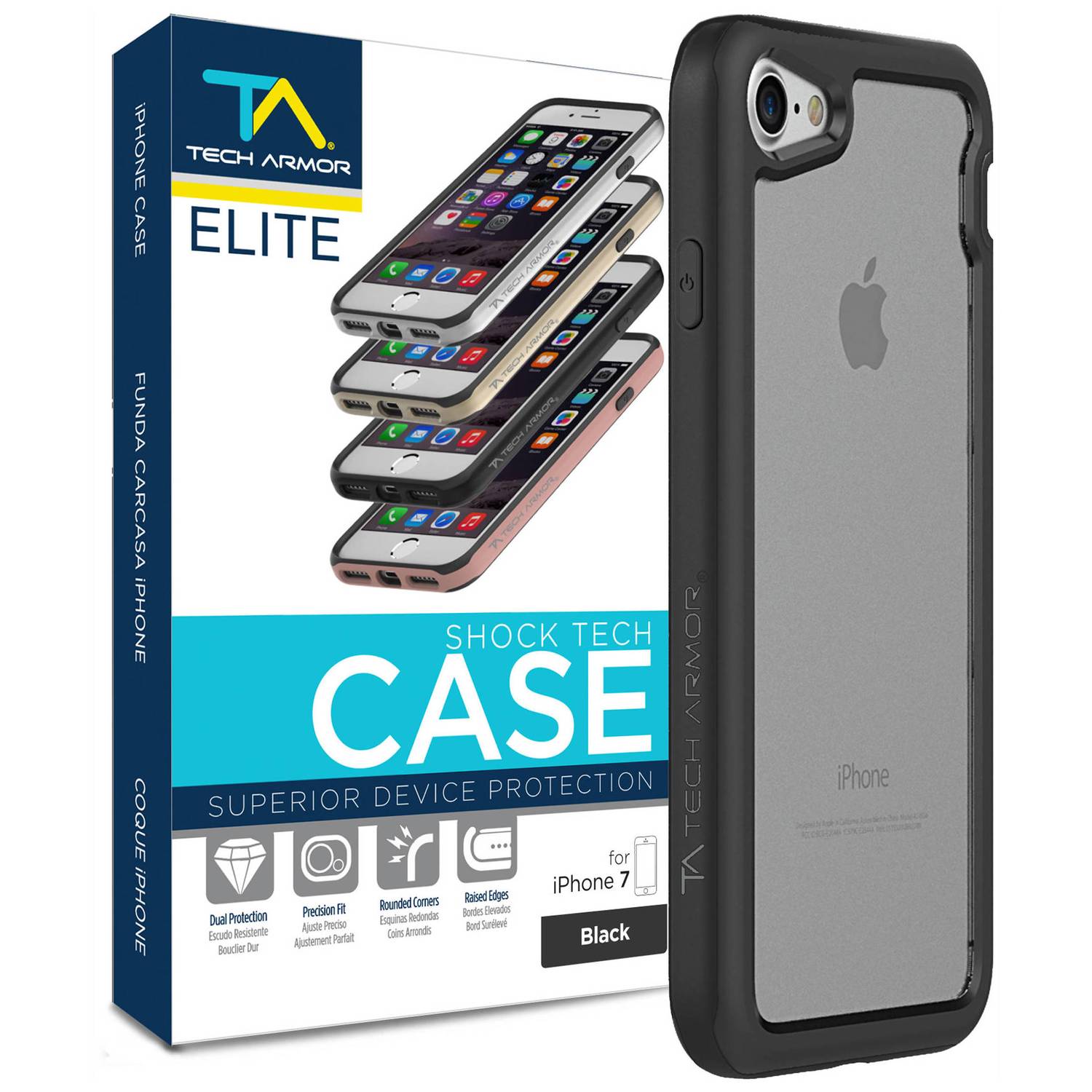 Tech Armor Case Gold For Apple iPhone 7 Plus Tech Armor Case Gold For Apple iPhone 7 Plus