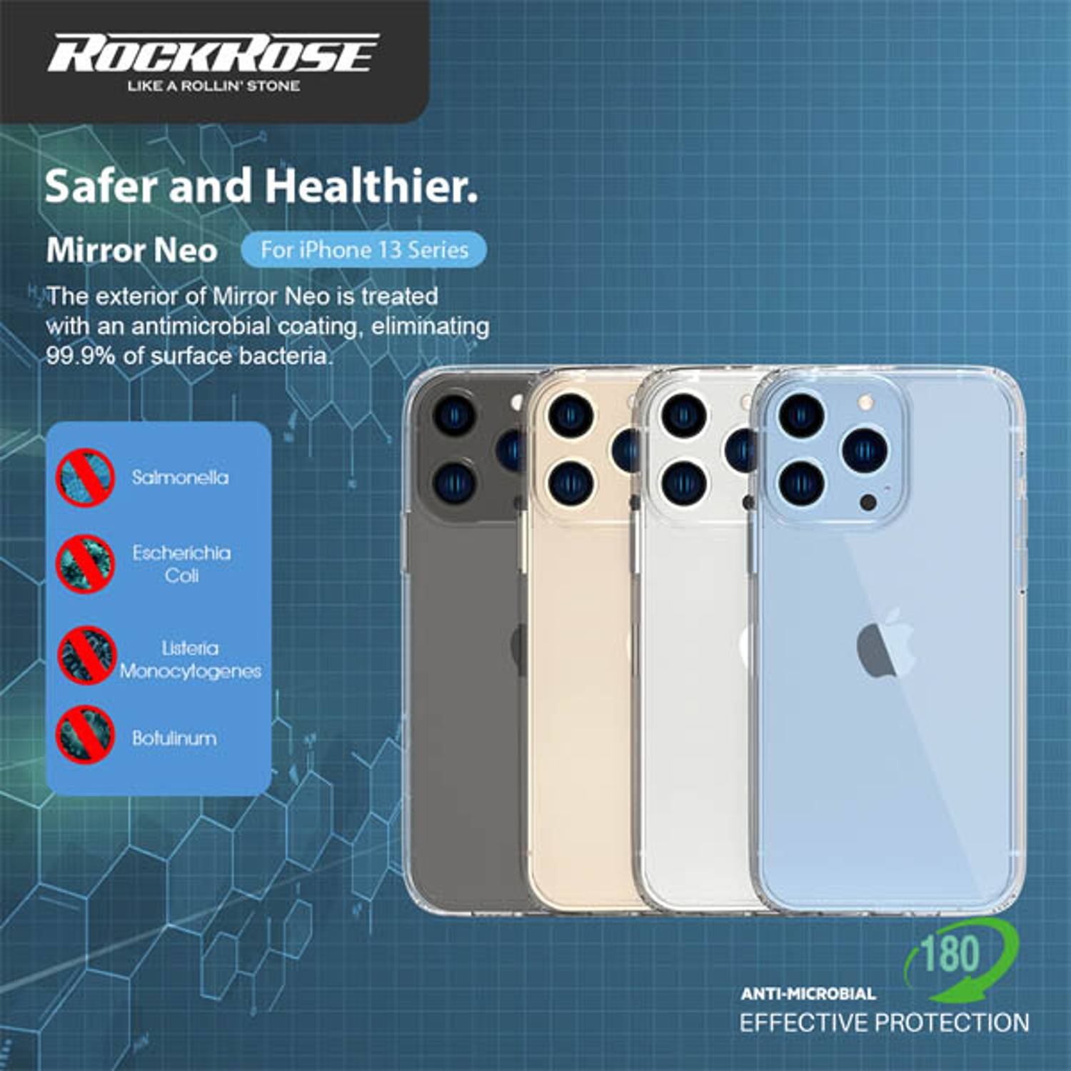 Rockrose Clear Case iPhone 13 Pro Rockrose Clear Case iPhone 13 Pro