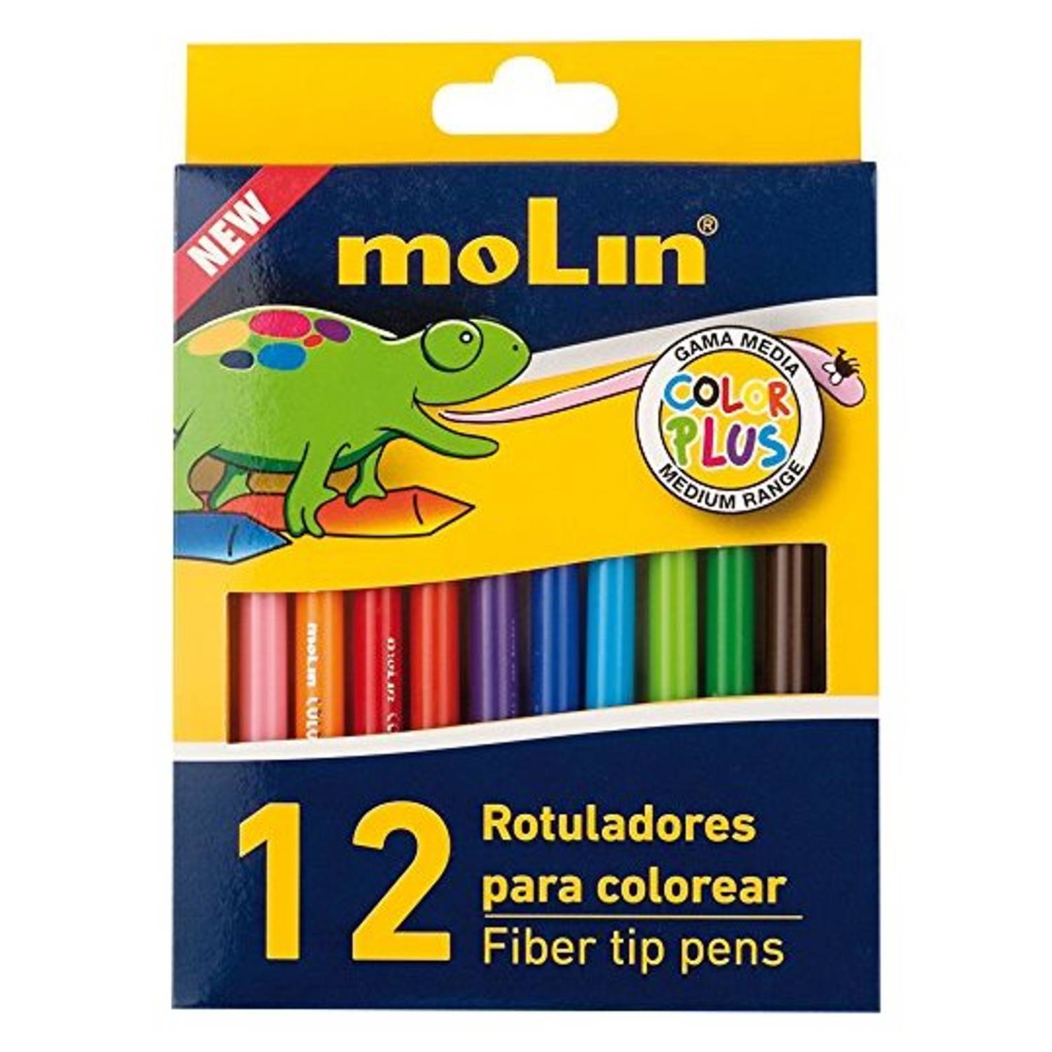 Molin RCP210-12B Colouring Markers Box Of 12 Molin RCP210-12B Colouring Markers Box Of 12