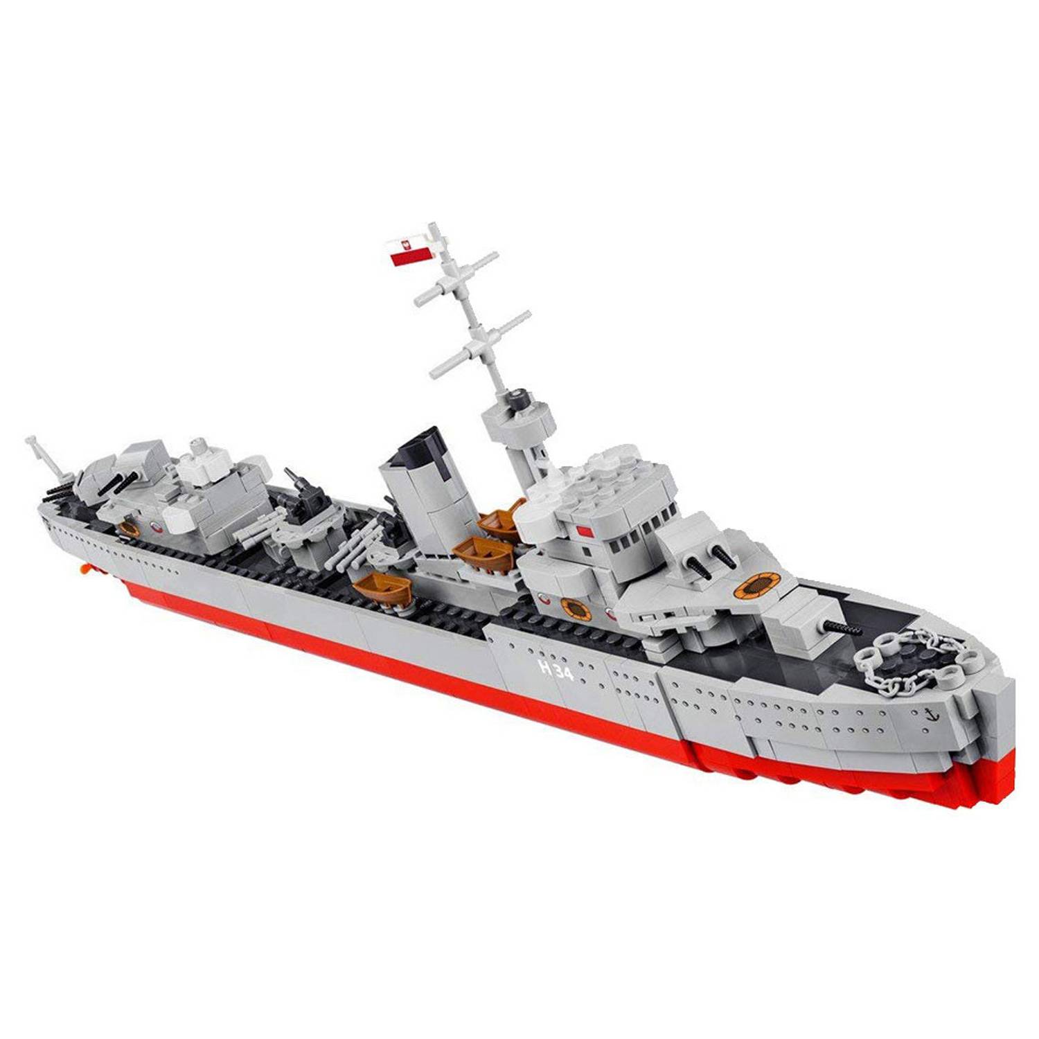 Cobi 680pcs Small Army WS ORP Blyskawica Cobi 680pcs Small Army WS ORP Blyskawica
