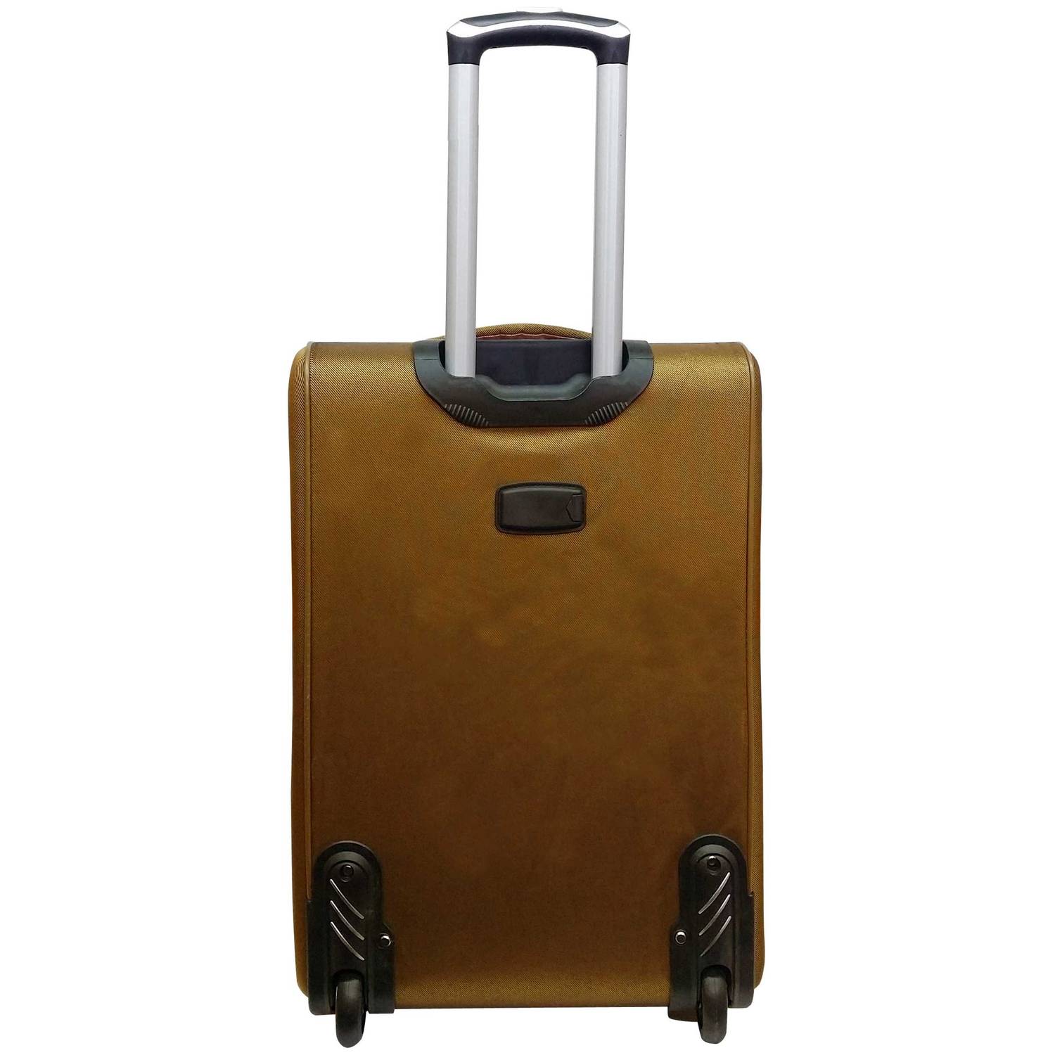 Visit Eva 4pc Nylon Soft Luggage Trolley Bags Set Brown Visit Eva 4pc Nylon Soft Luggage Trolley Bags Set Brown