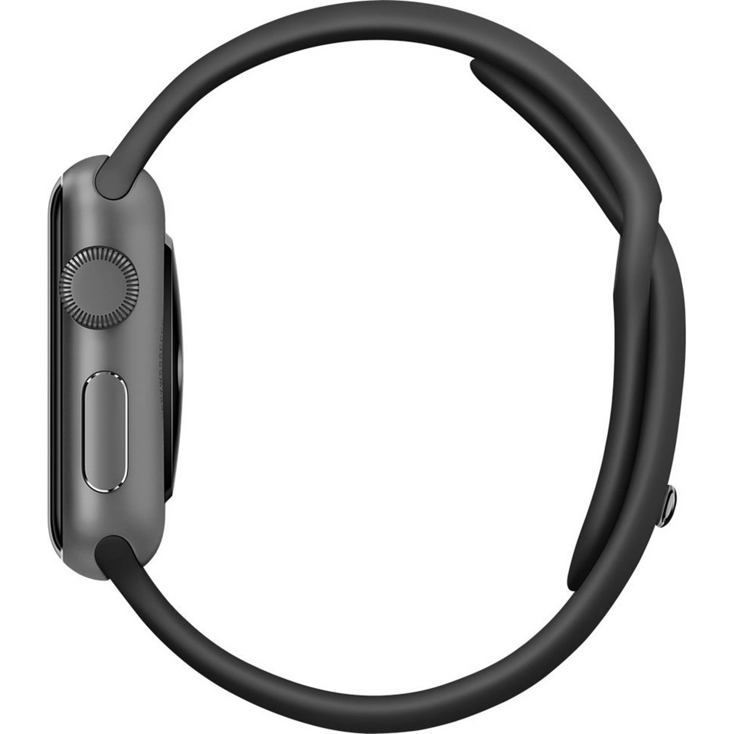 Apple Watch Sport - 42mm Space Grey Aluminium Case with Black Sport Band Apple Watch Sport - 42mm Space Grey Aluminium Case with Black Sport Band