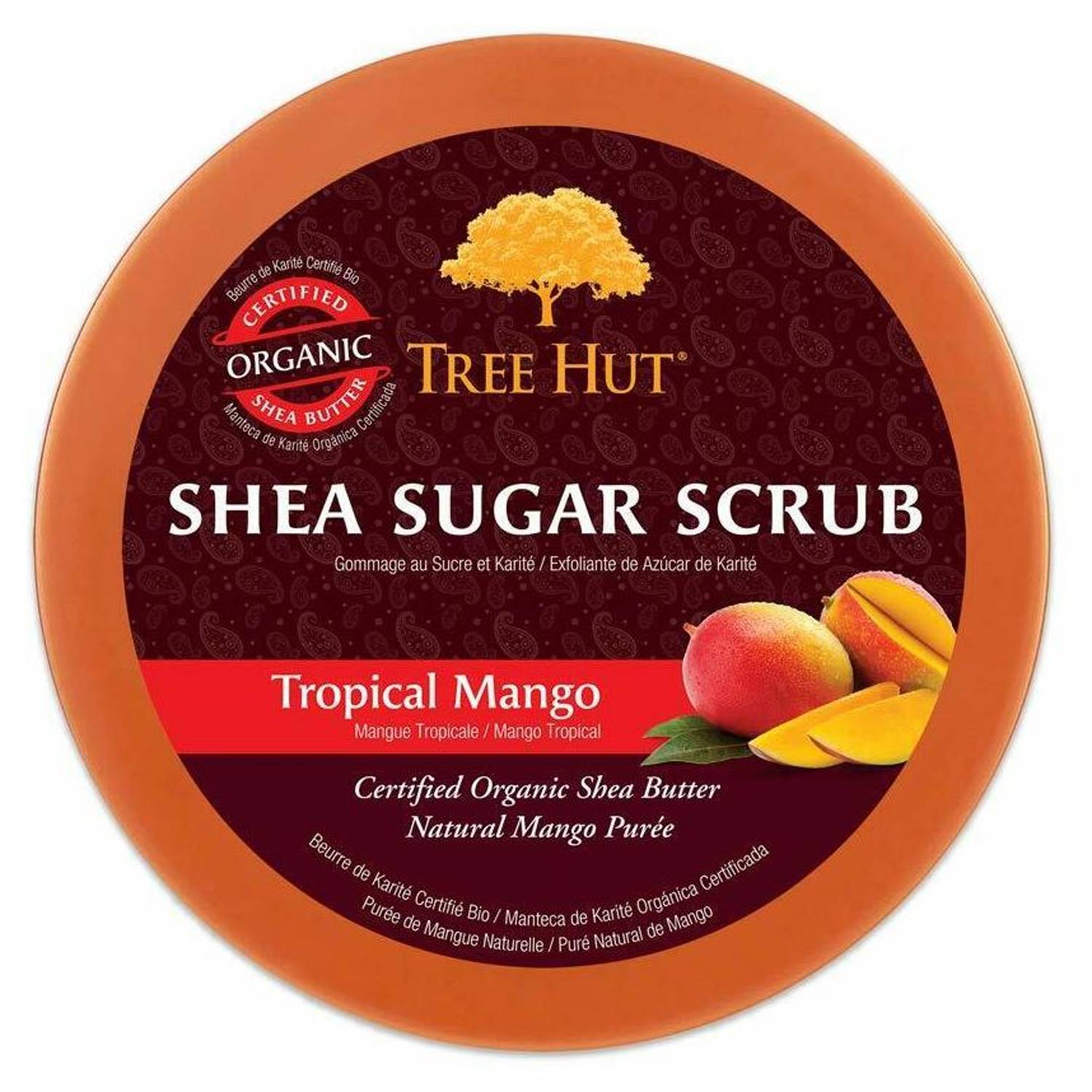 Tree Hut Shea Sugar Scrub Tropical Mango 510gm Tree Hut Shea Sugar Scrub Tropical Mango 510gm