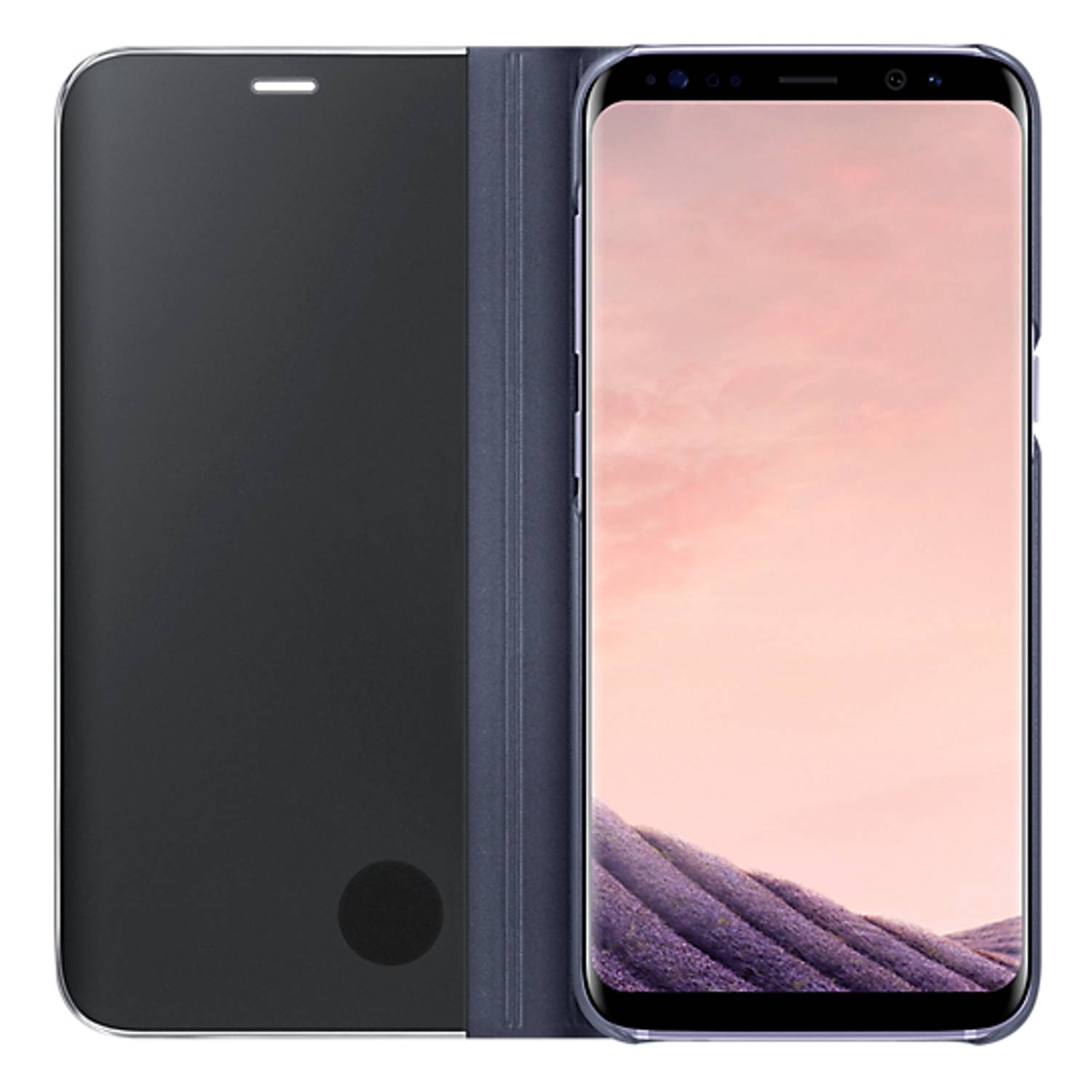 Samsung Clear View Standing Cover Violet For Galaxy S8+ Samsung Clear View Standing Cover Violet For Galaxy S8+