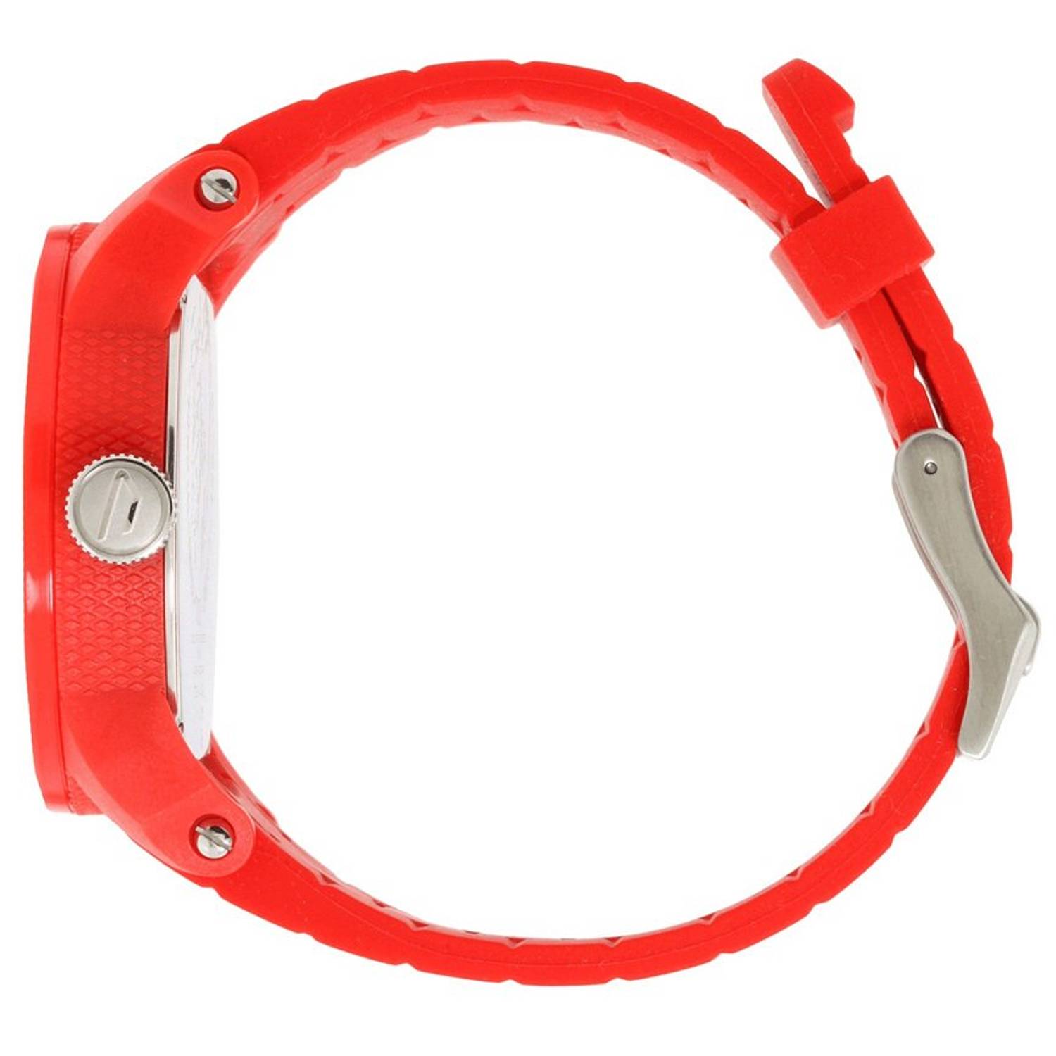 Diesel DZ1440 Color Domination Red Silicone Strap Unisex Watch Diesel DZ1440 Color Domination Red Silicone Strap Unisex Watch